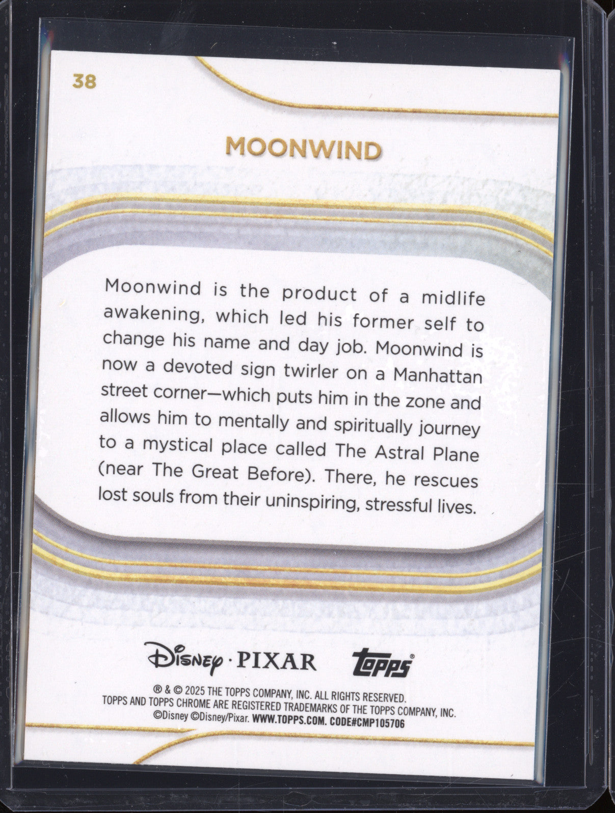 Moonwind 2025 Topps Chrome 38 Prism Refractor
