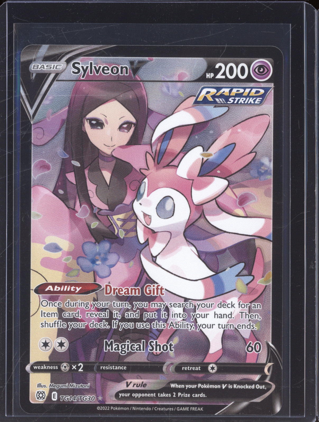 2022 Pokemon Brilliant Stars TG14 Sylveon V Trainer Gallery