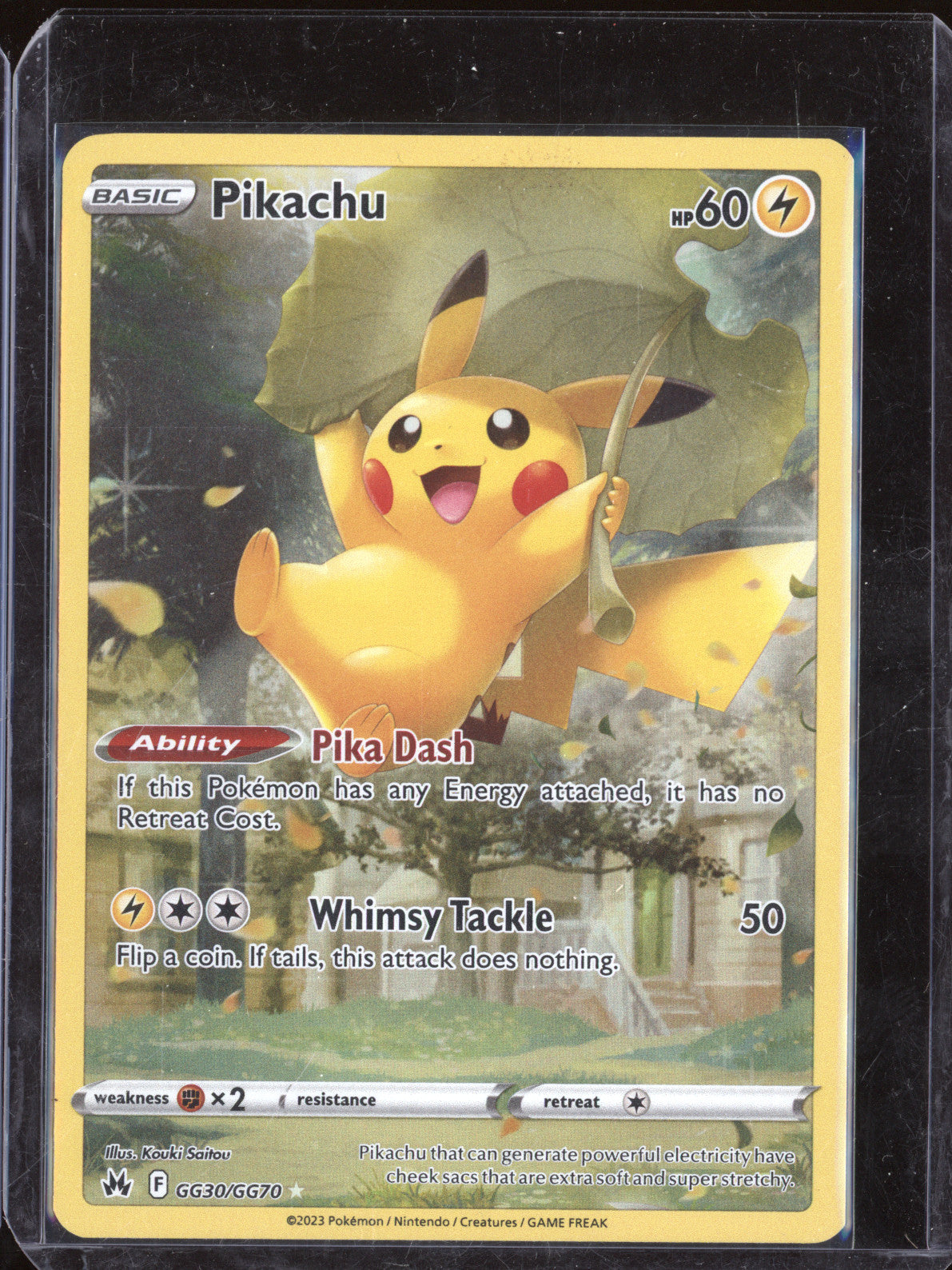 Pikachu 2023 Pokemon Crown Zenith GG30/GG70 Galarian Gallery Holo