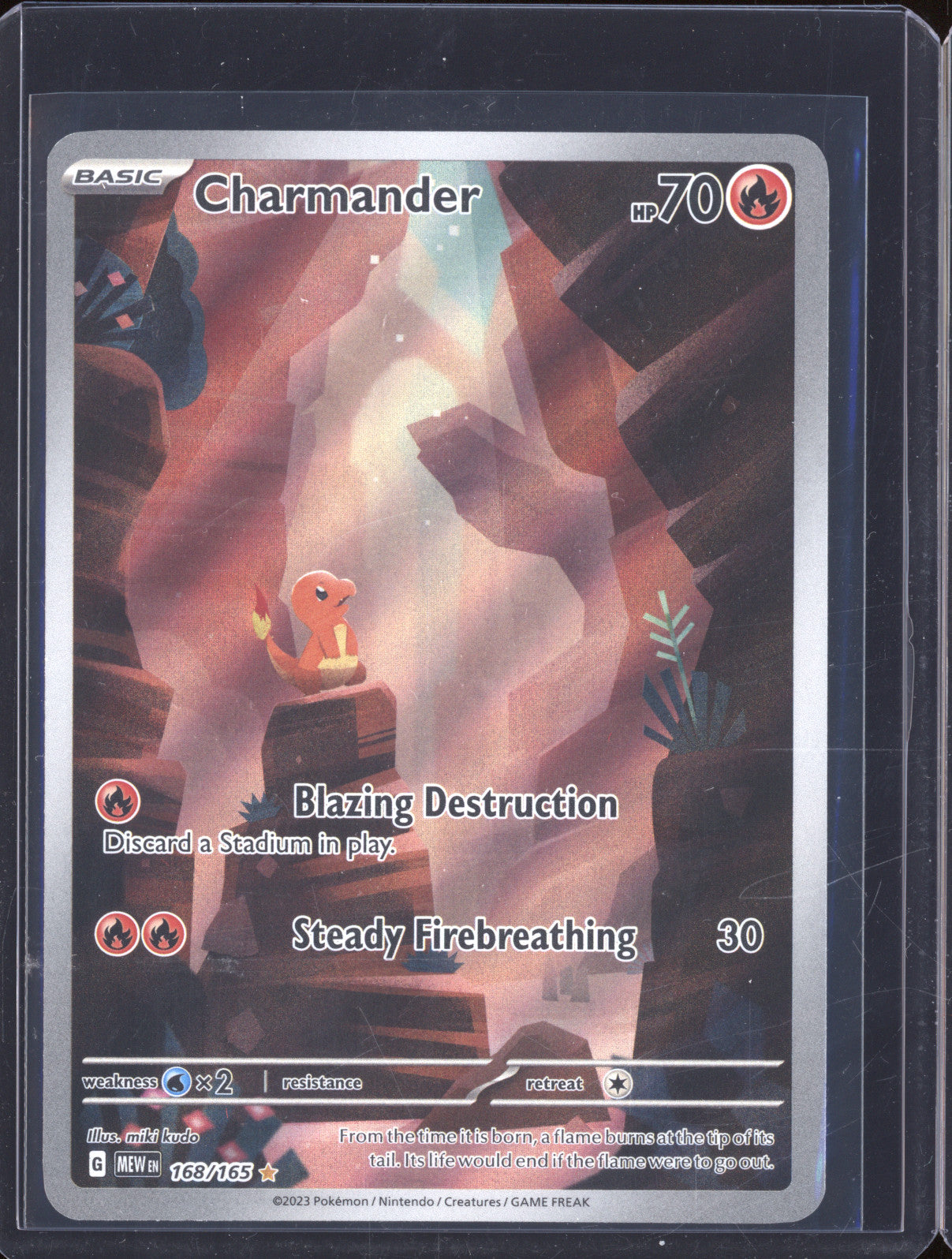 Charmander 2023 Pokemon 151 168/165 Illustration Rare