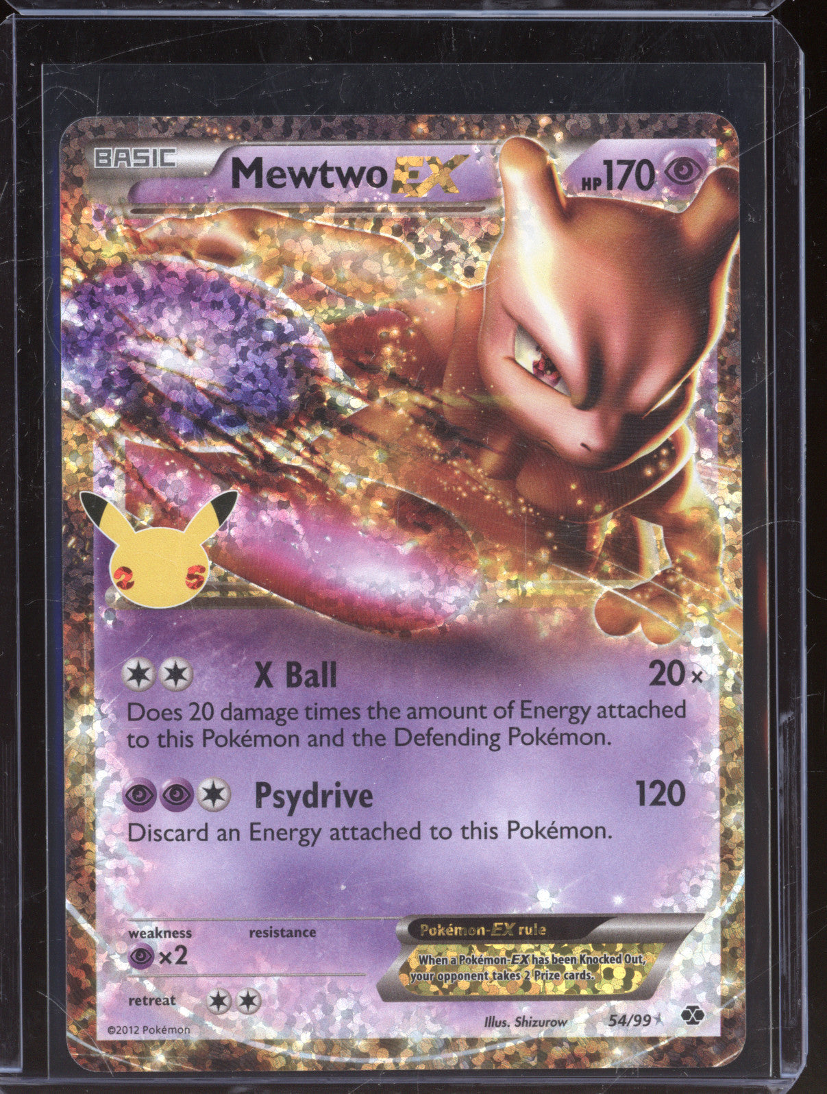 Mewtwo EX 2021 Pokemon Celebrations Classic Collection 54/99