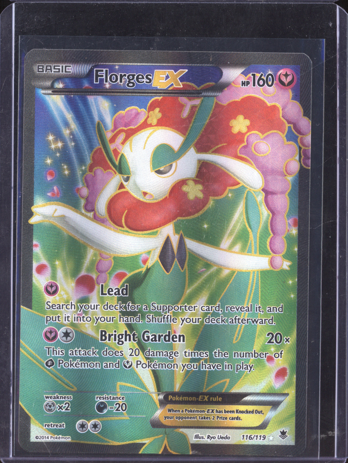 Florges EX 2014 Pokemon Phantom Forces 116/119 Full Art
