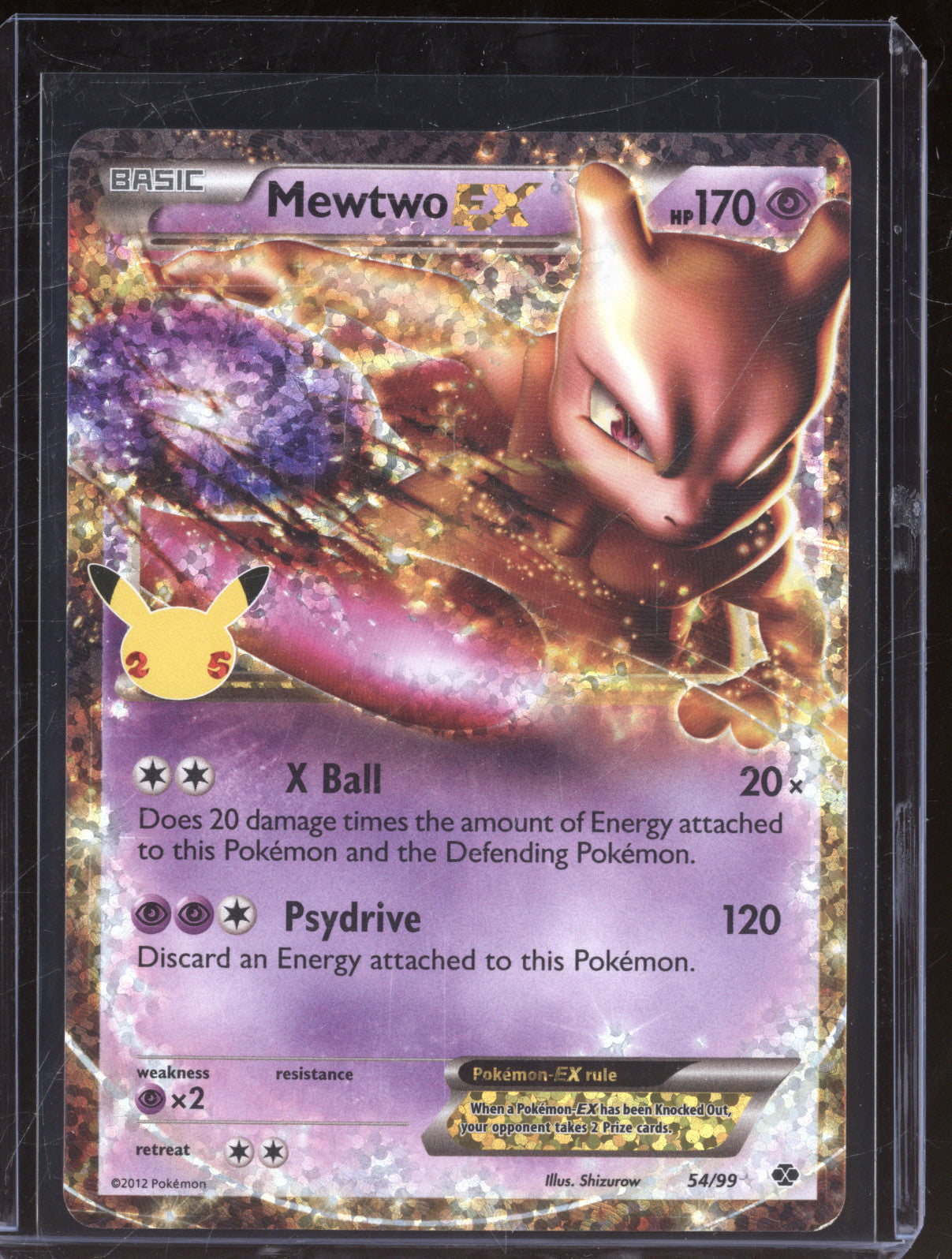 Mewtwo EX 2021 Pokemon Celebrations Classic Collection 54/99