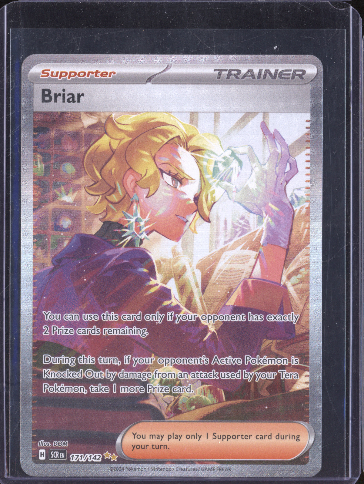 Briar 2024 Pokemon Stellar Crown 171/142 Special Illustration Rare