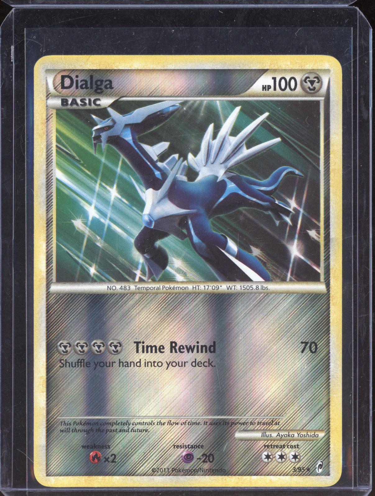 2011 Pokemon Call of Legends 3/95 Dialga Reverse Holo
