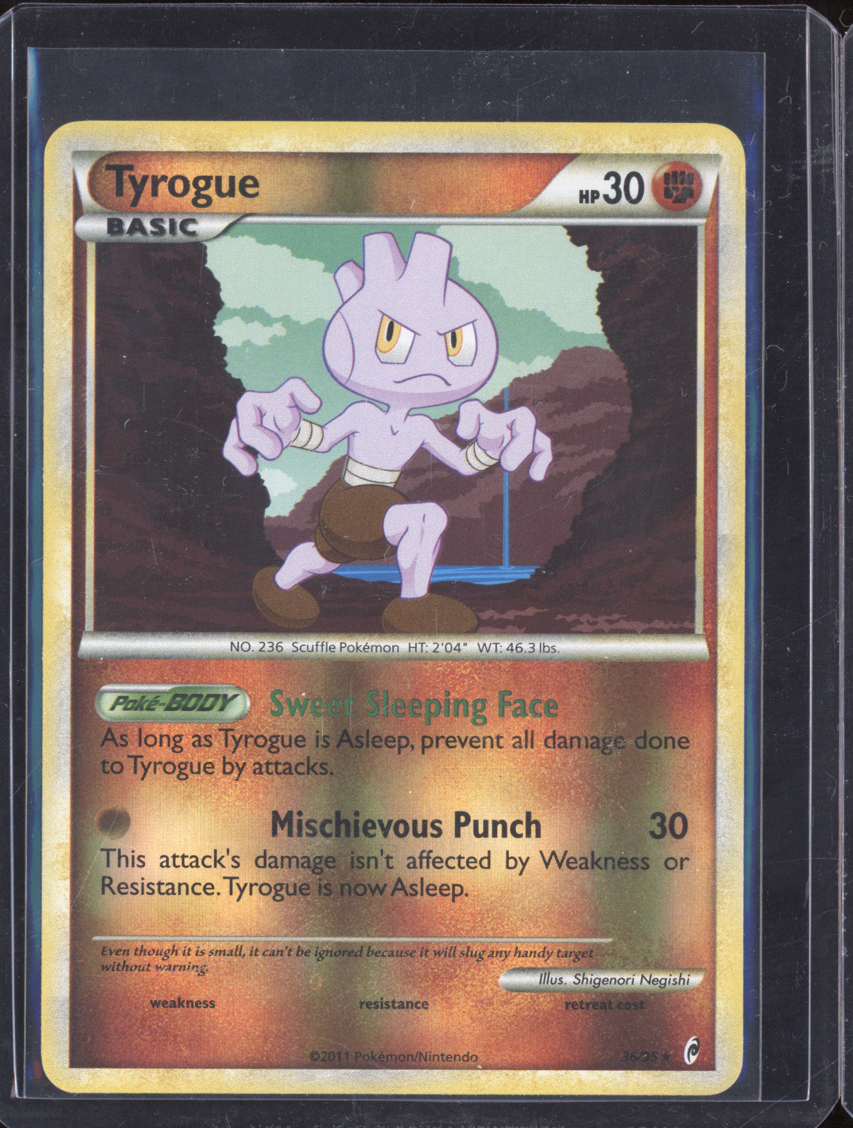 2011 Pokemon Call of Legends 36/95 Tyrogue Reverse Holo