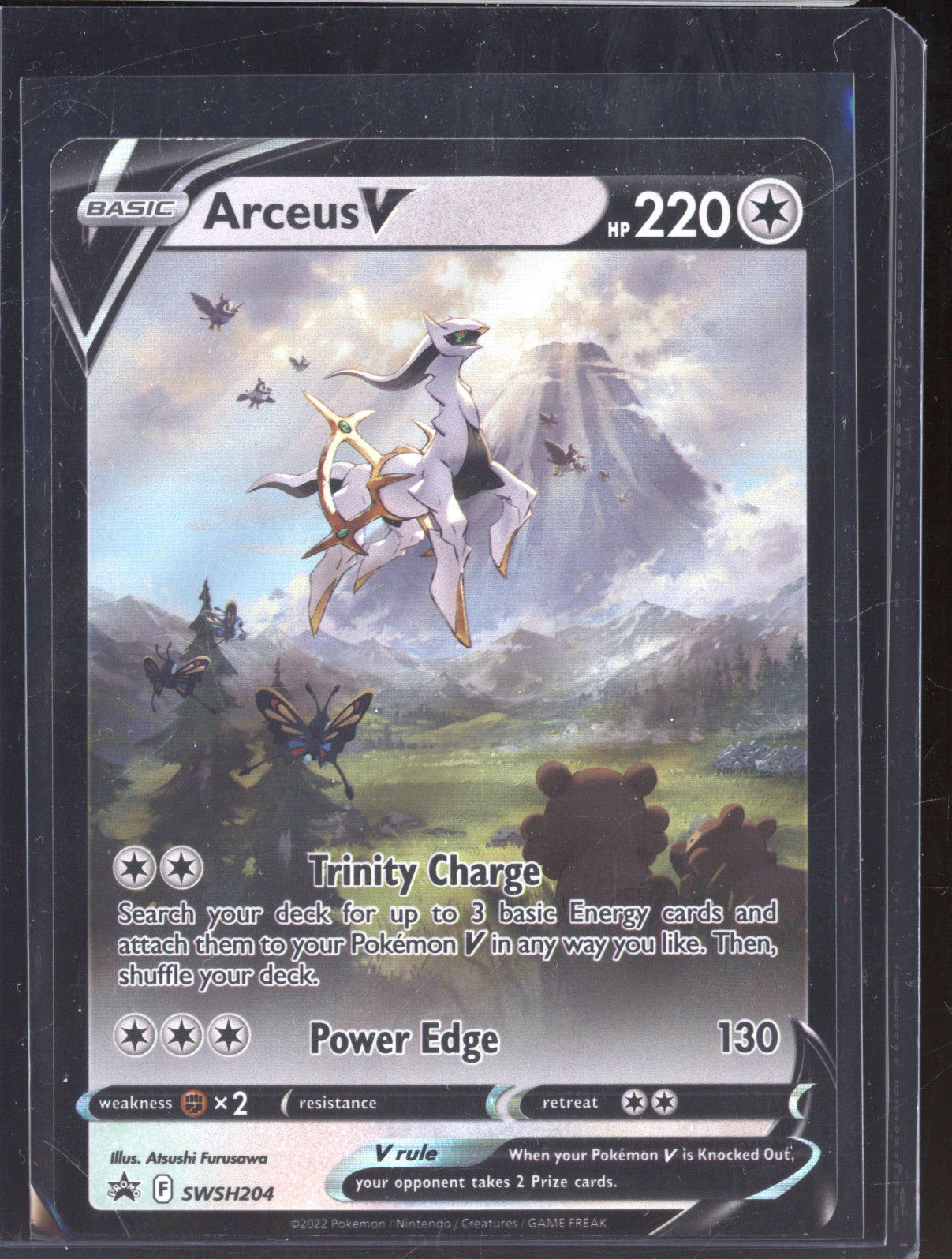 Arceus 2022 Pokemon Sword & Shield Promo SWSH204 Promo