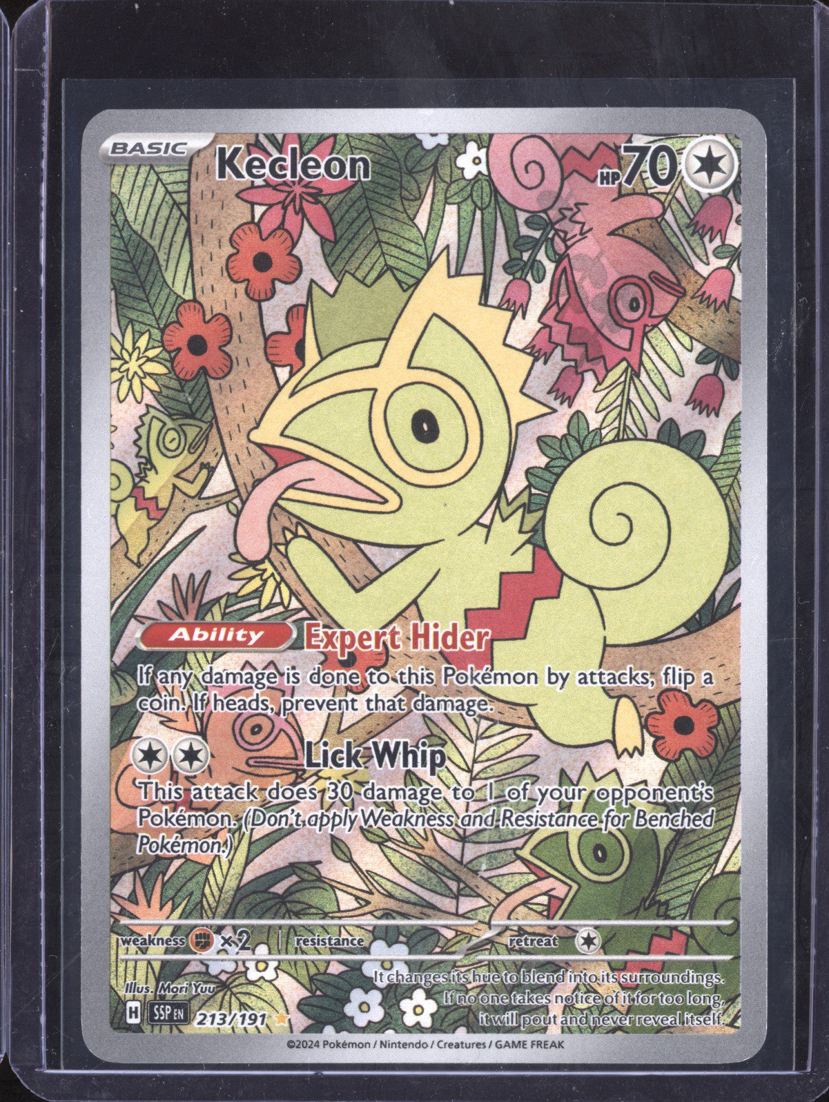 Kecleon 2024 Pokemon Surging Sparks 213/191 Illustration Rare