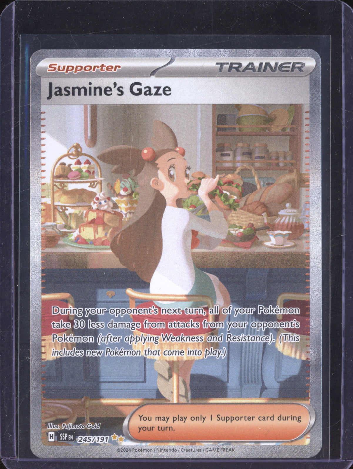 Jasmine's Gaze 2024 Pokemon Surging Sparks 245/191 Special Illustration Rare