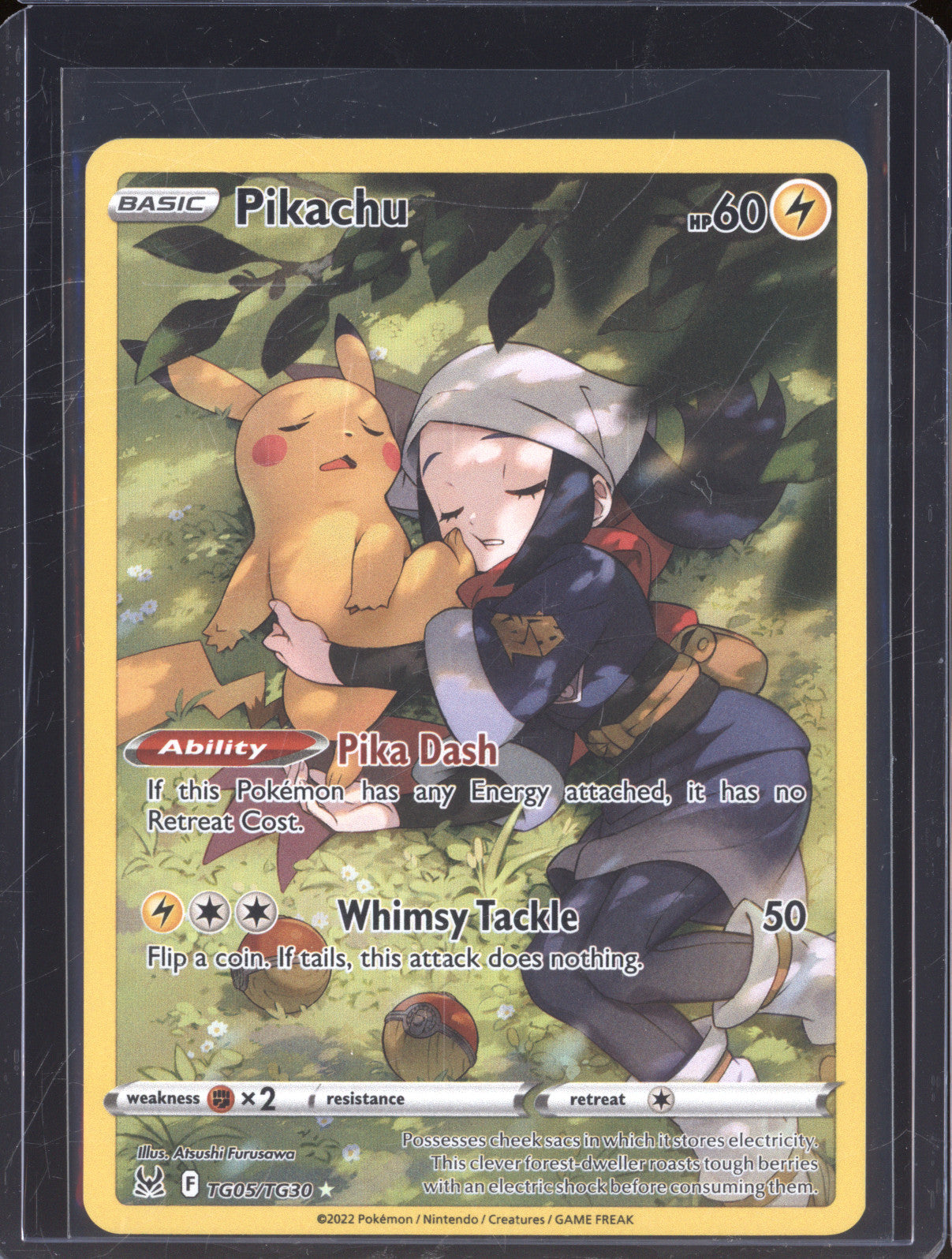 Pikachu 2022 Pokemon Lost Origin TG05/TG30 Ultra Rare