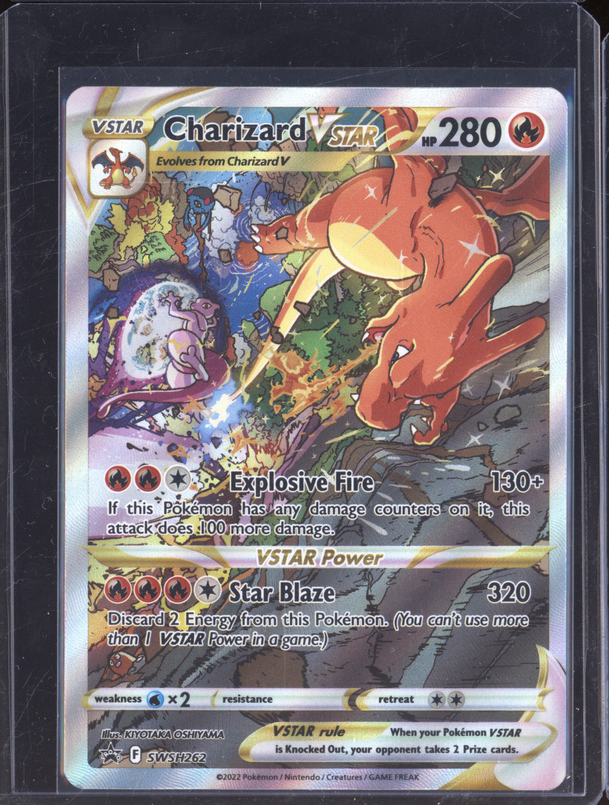 2022 Pokemon Sword & Shield Promo SWSH262 Charizard VSTAR Full Art