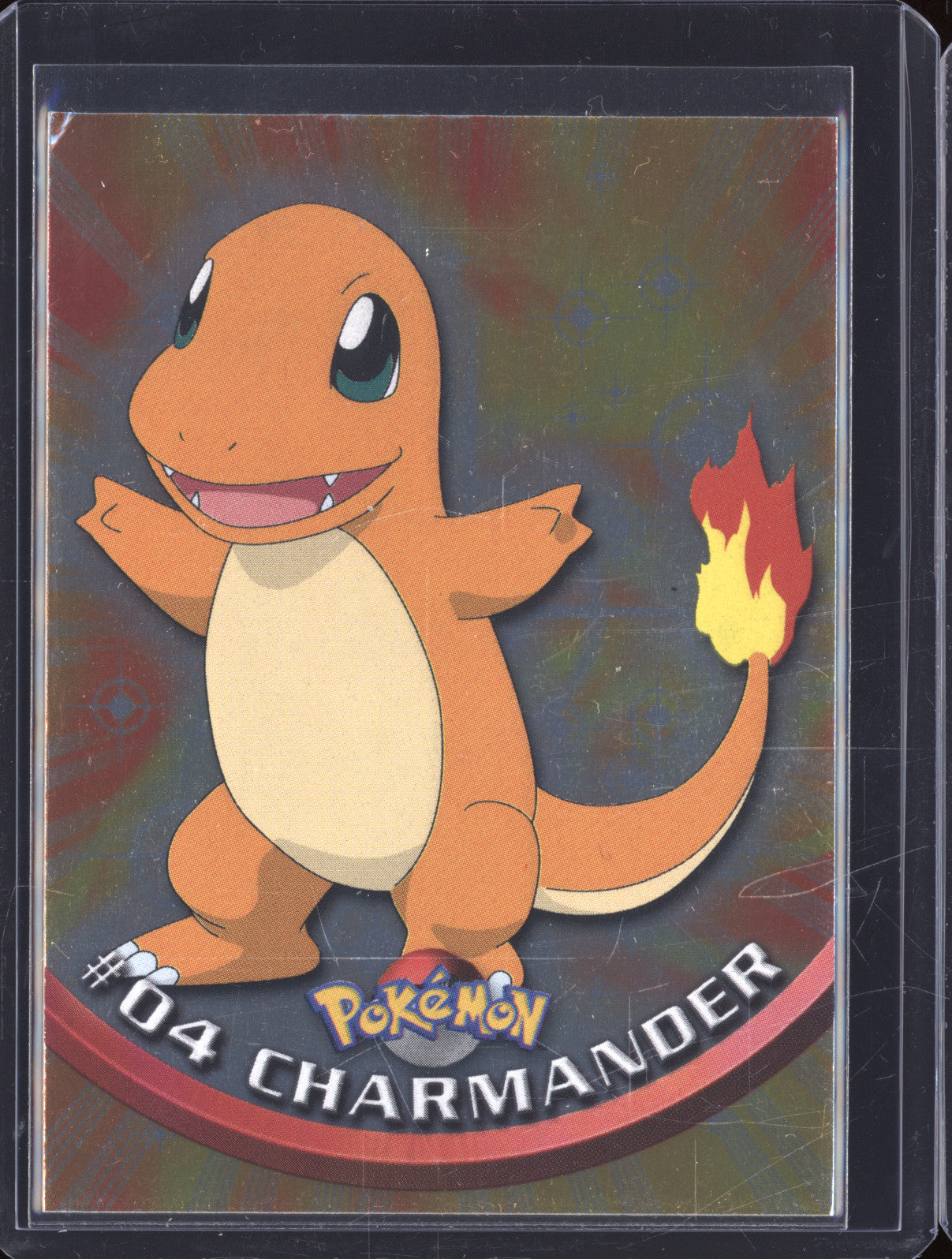 Charmander 1999 Pokemon Topps 4 Blue Logo