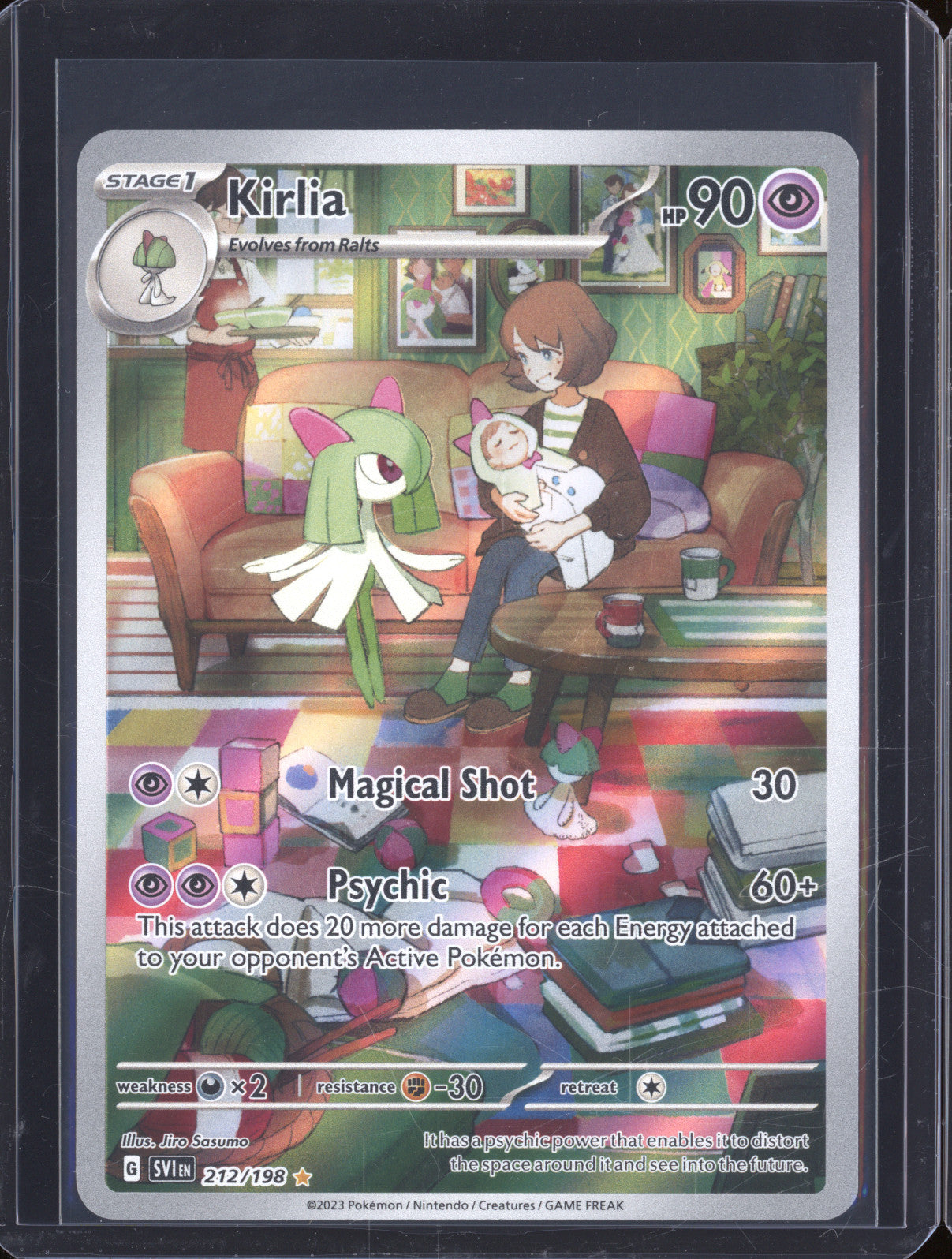 Kirlia 2023 Pokemon Scarlet & Violet SVI 212/198 Illustration Rare