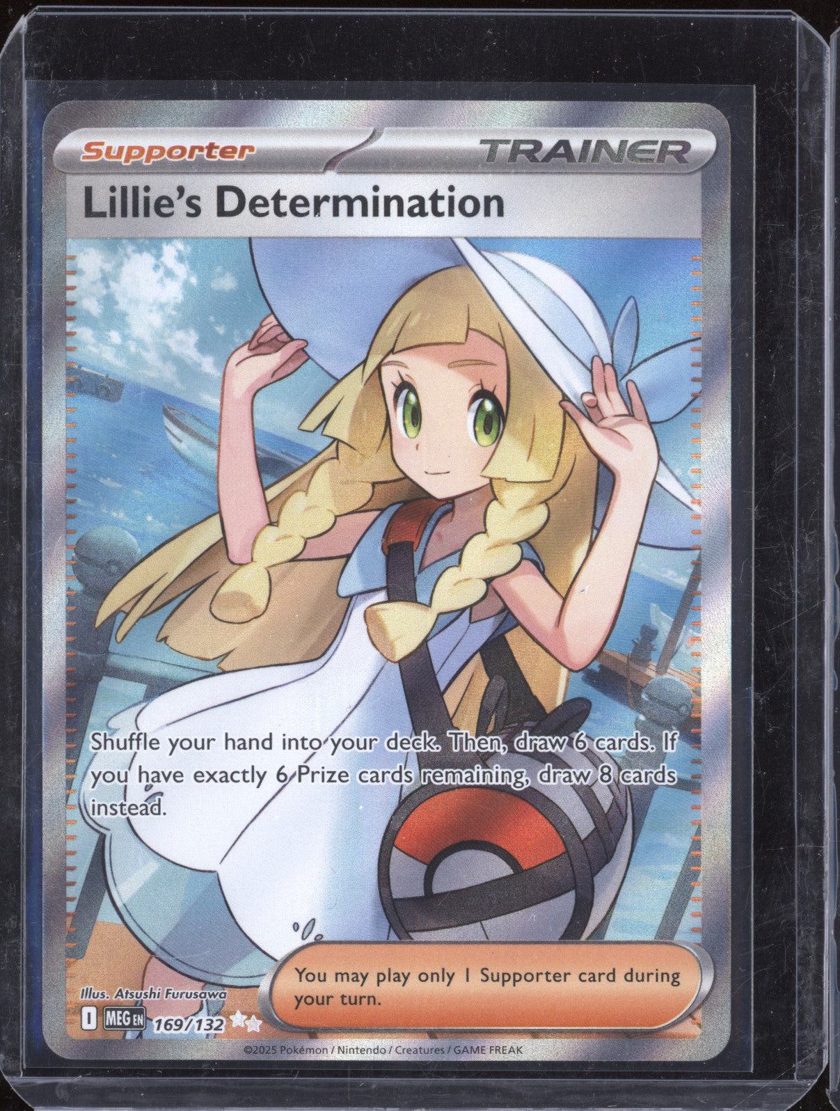 Lillie's Determination 2025 Pokemon Mega Evolution 169/132 Full Art