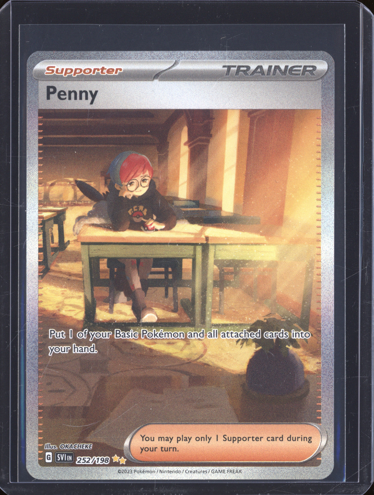 Penny 2023 Pokemon Scarlet & Violet SVI 252/198 Special Illustration Rare