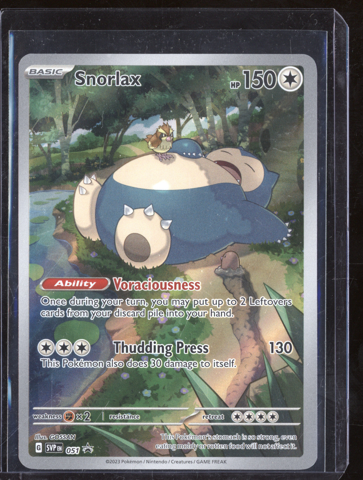 2023 Black Star Scarlet & Violet Promos SVP 051 Snorlax