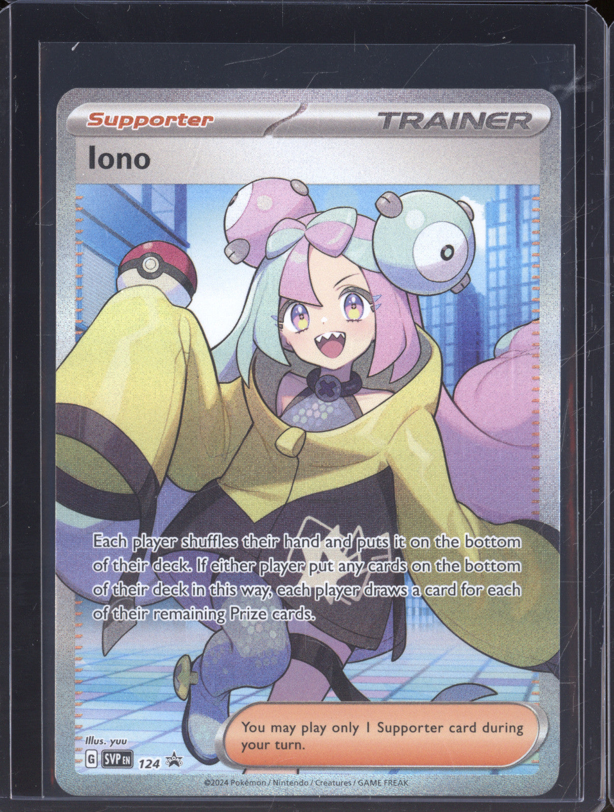 Iono 2024 Pokemon Scarlet Violet Promo SVP 124 Promo
