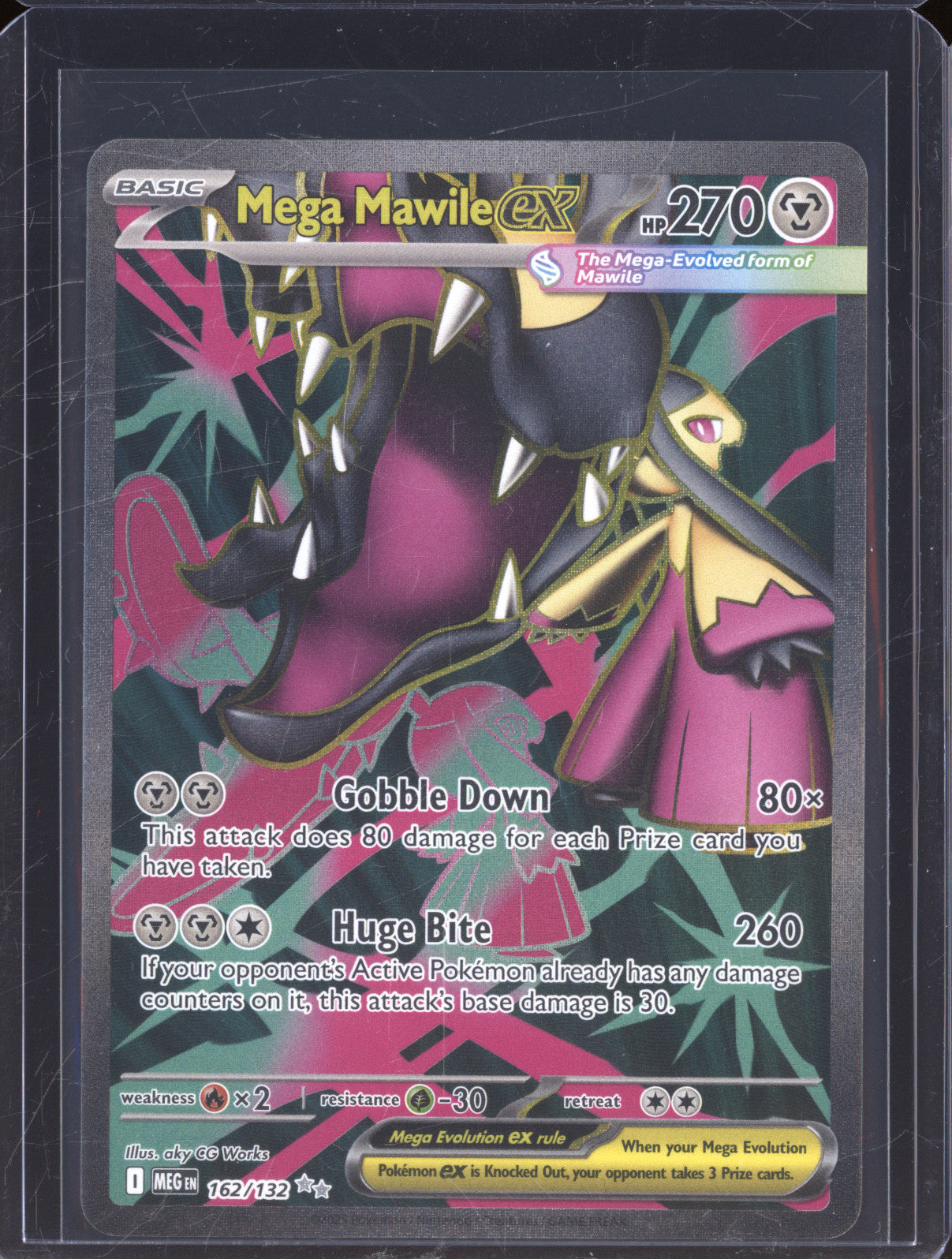 Mega Mawile ex 2025 Pokemon Mega Evolutions MEG 162/132 Ultra Rare