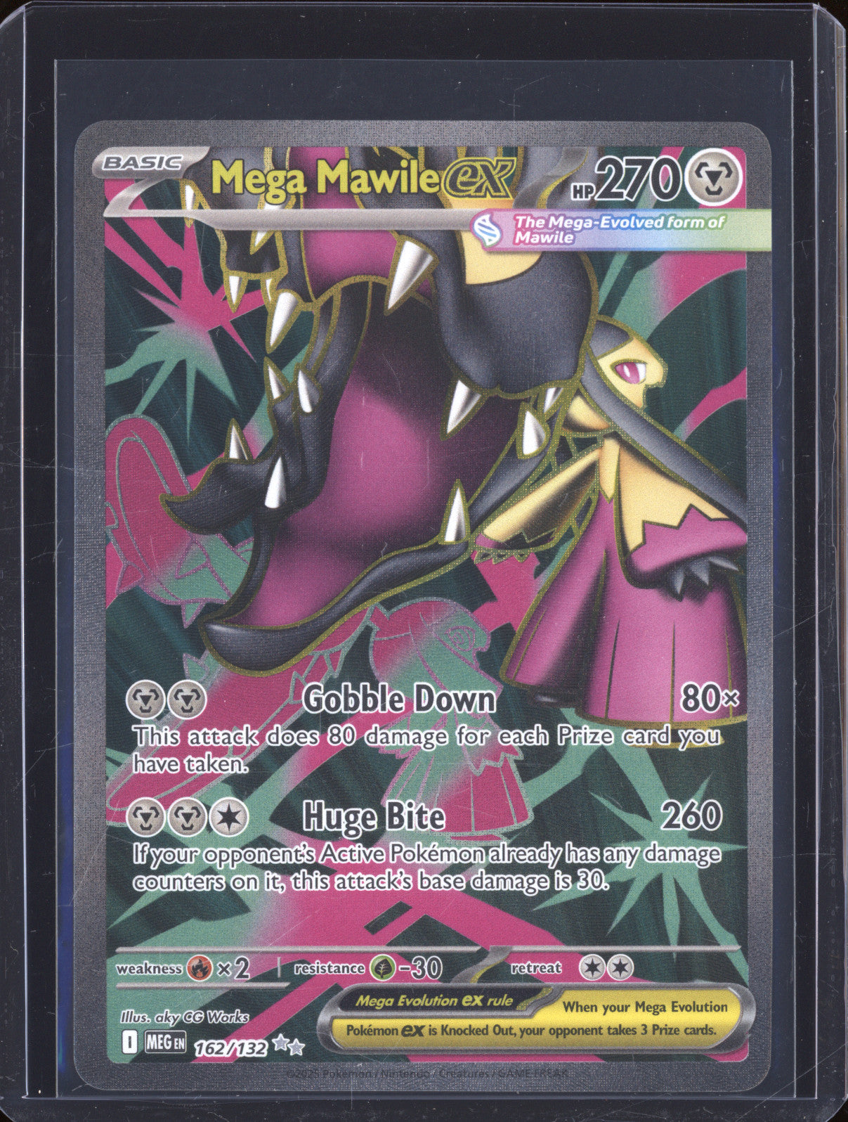 Mega Mawile ex 2025 Pokemon Mega Evolutions MEG 162/132 Ultra Rare