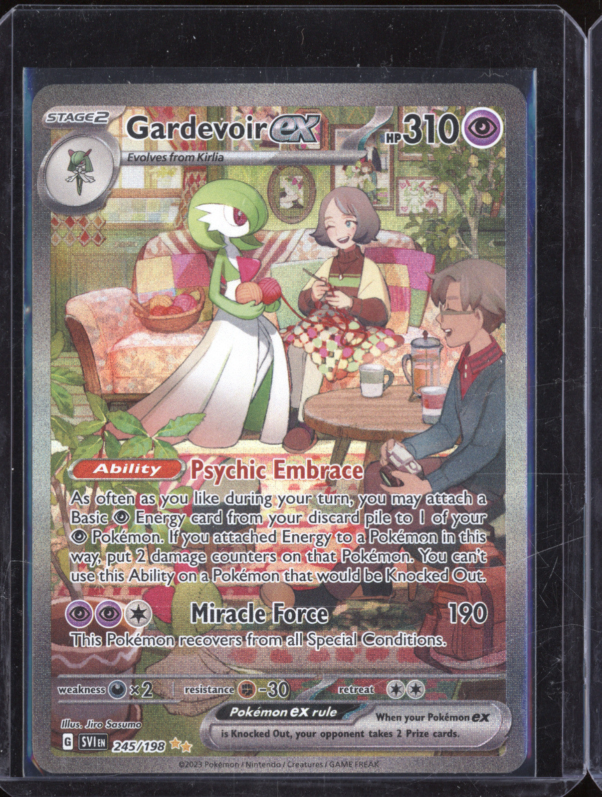Gardevoir ex 2023 Pokemon Scarlet & Violet SVI 245/198 Special Illustration Rare