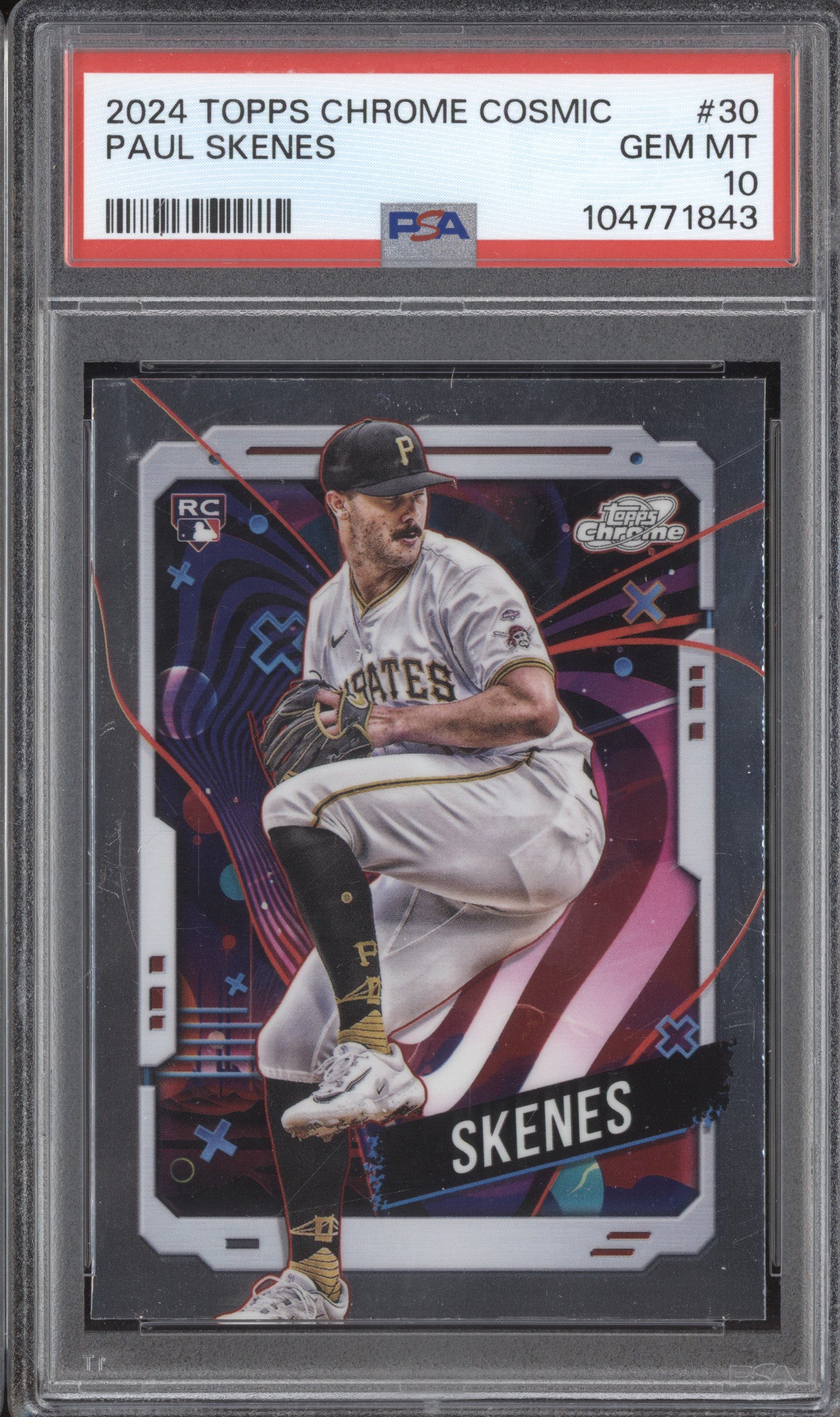 Paul Skenes 2024 Topps Cosmic Chrome 30 PSA 10