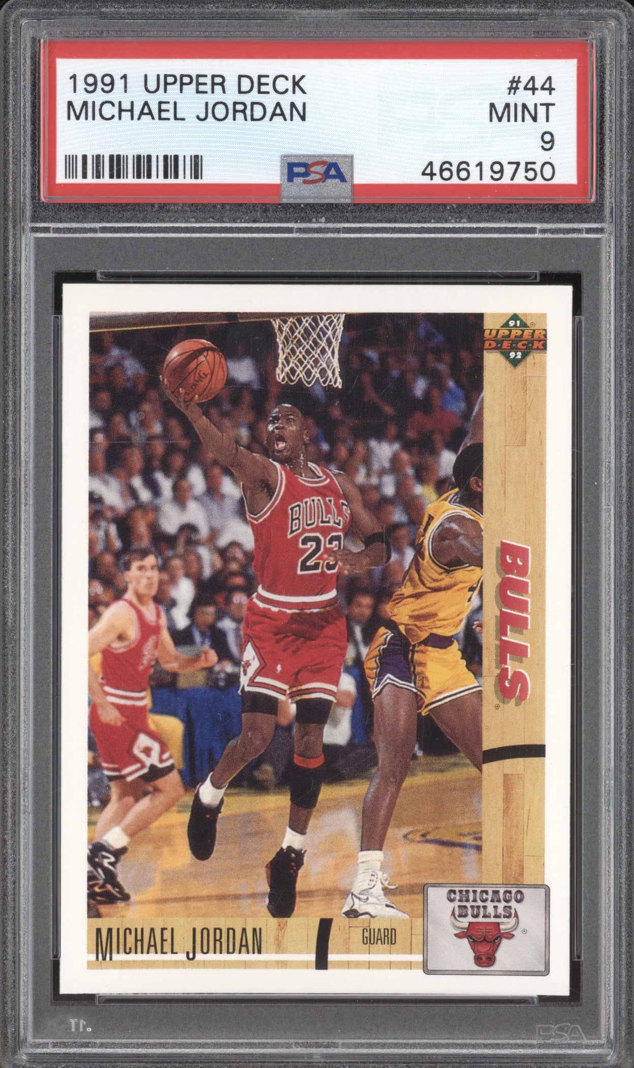 1991-92 Upper Deck 44 Michael Jordan PSA 9