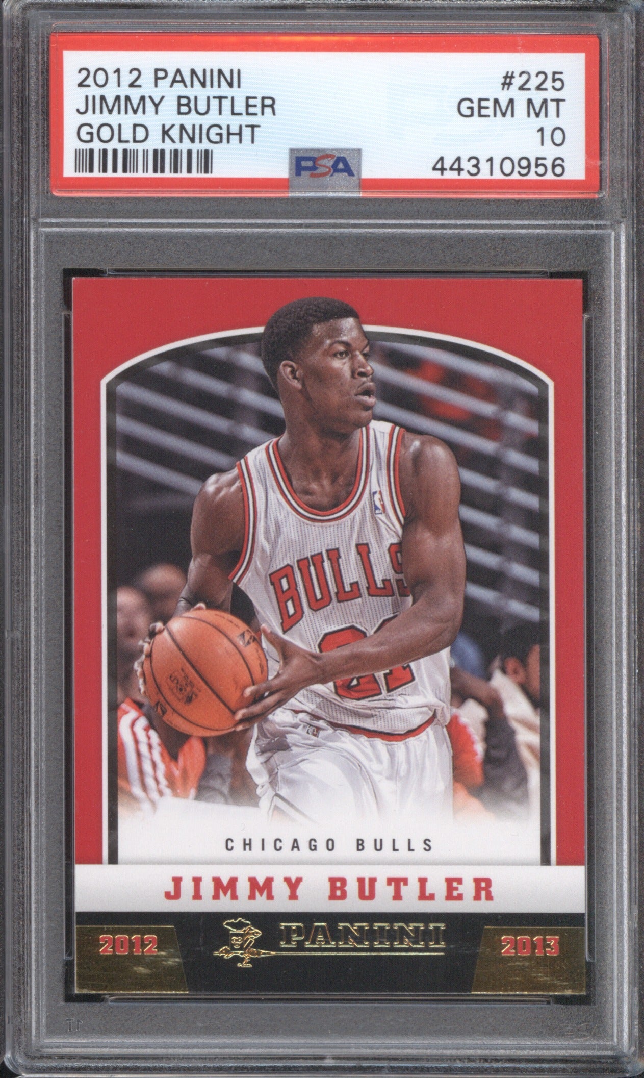 Jimmy Butler 2012 Panini 2012-13 225 PSA 10 GEM MT Gold Knight
