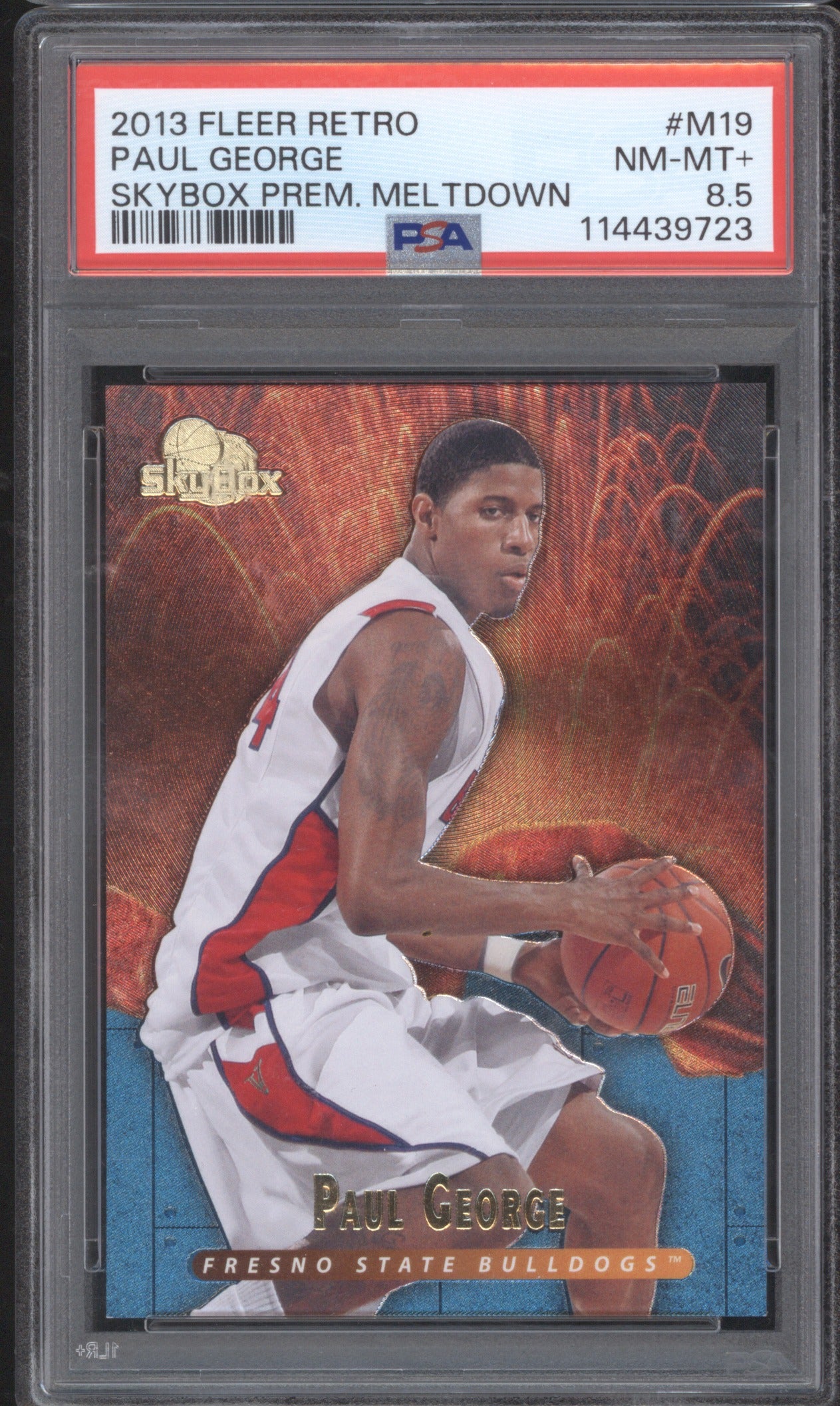 Paul George 2013 Fleer Retro 1995-96 Skybox M19 NM-MT+ 8.5 Premium Meltdown