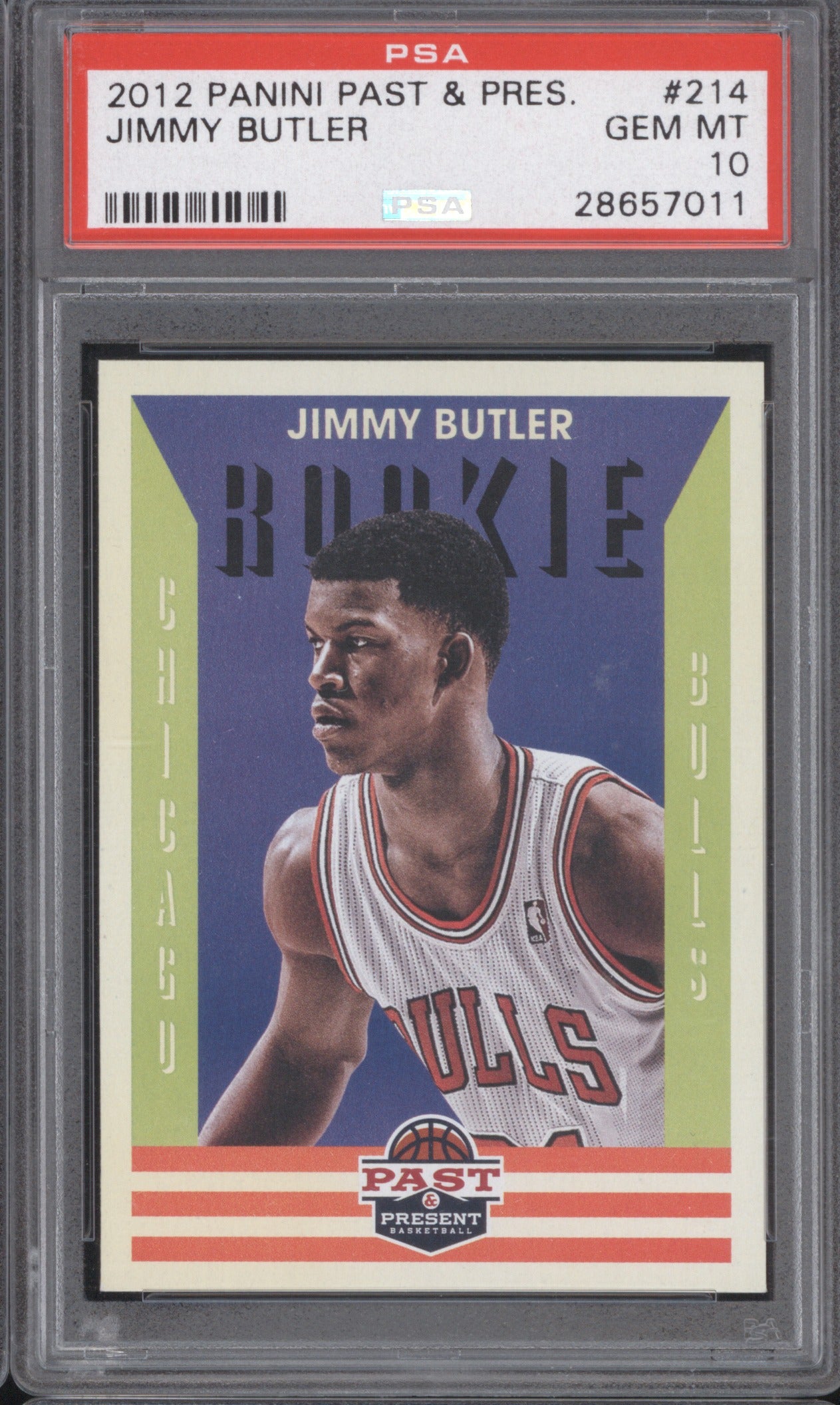 Jimmy Butler 2012 Panini Past & Present 214 PSA 10 Gem Mint