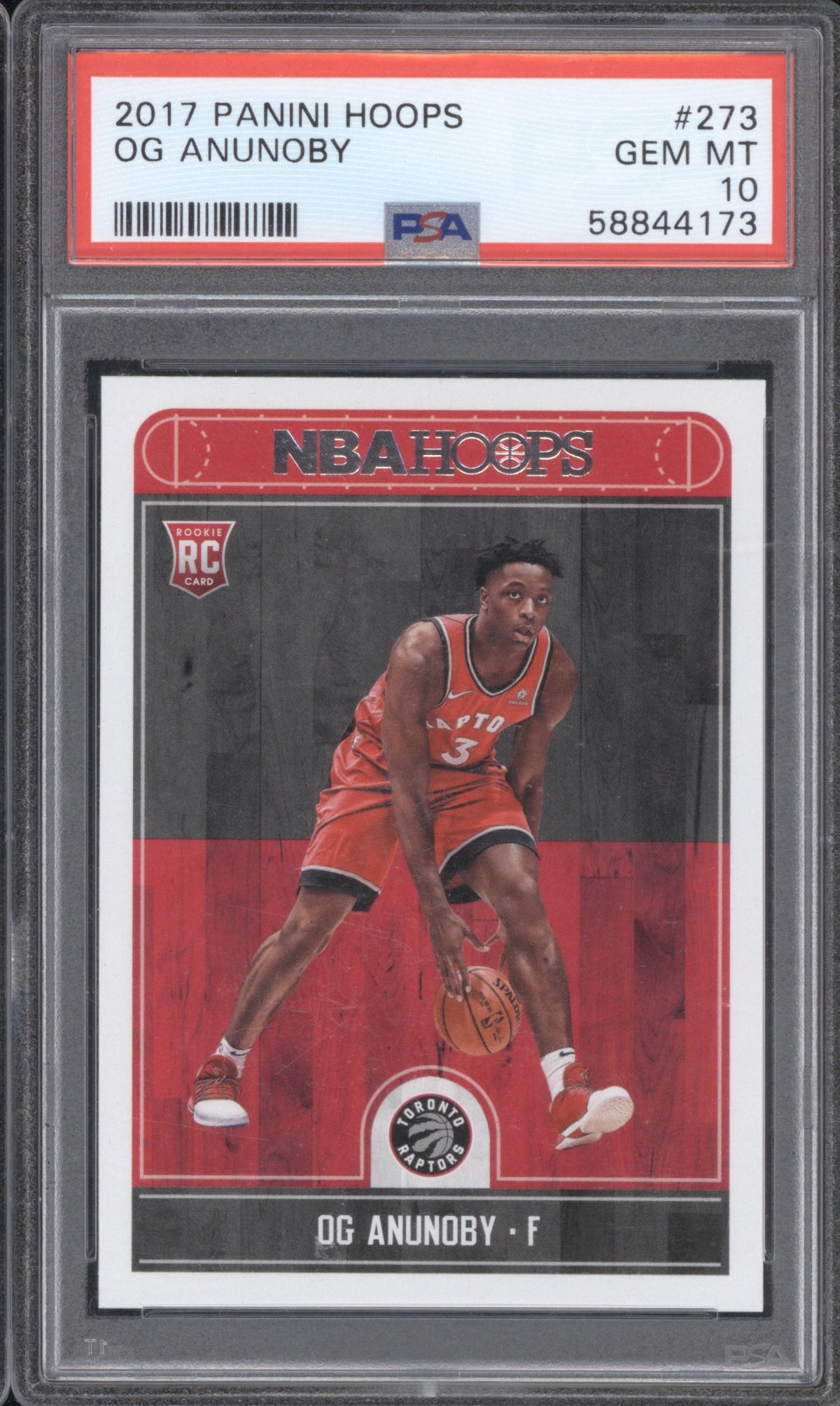OG ANUNOBY ROOKIE 2017 PANINI HOOPS #273 PSA 10