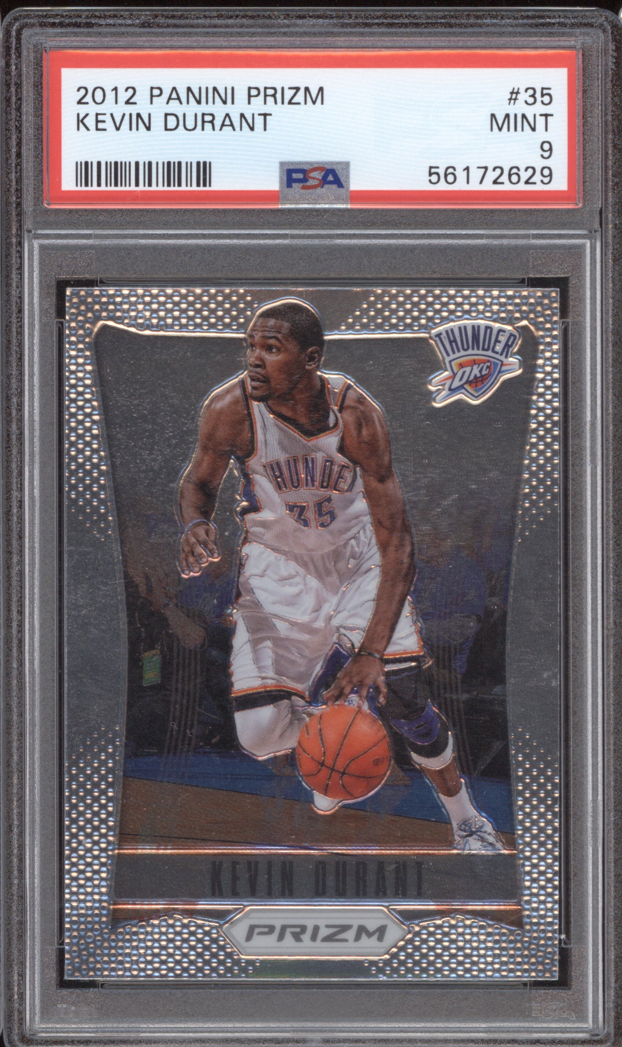 Kevin Durant 2012 Panini Prizm 35 PSA 9