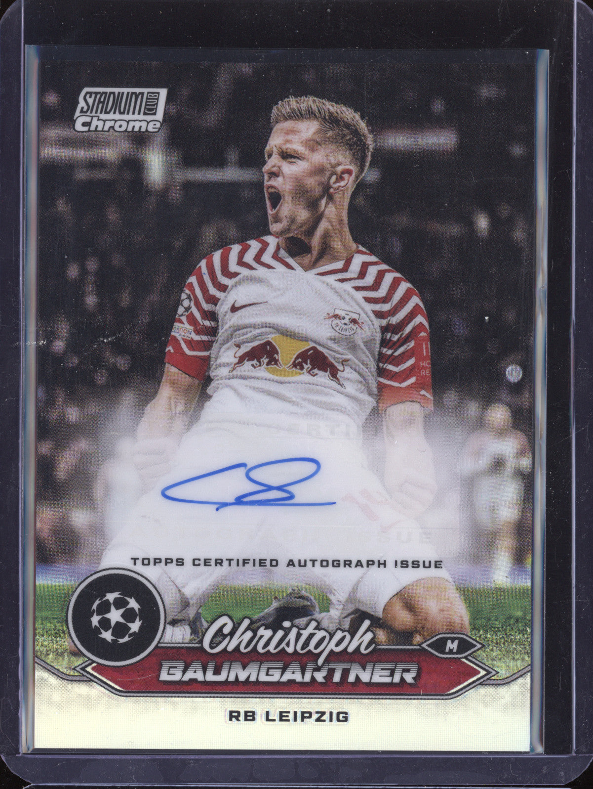 Christoph Baumgartner 2023-24 Topps Stadium Club Chrome CA-CB Autograph