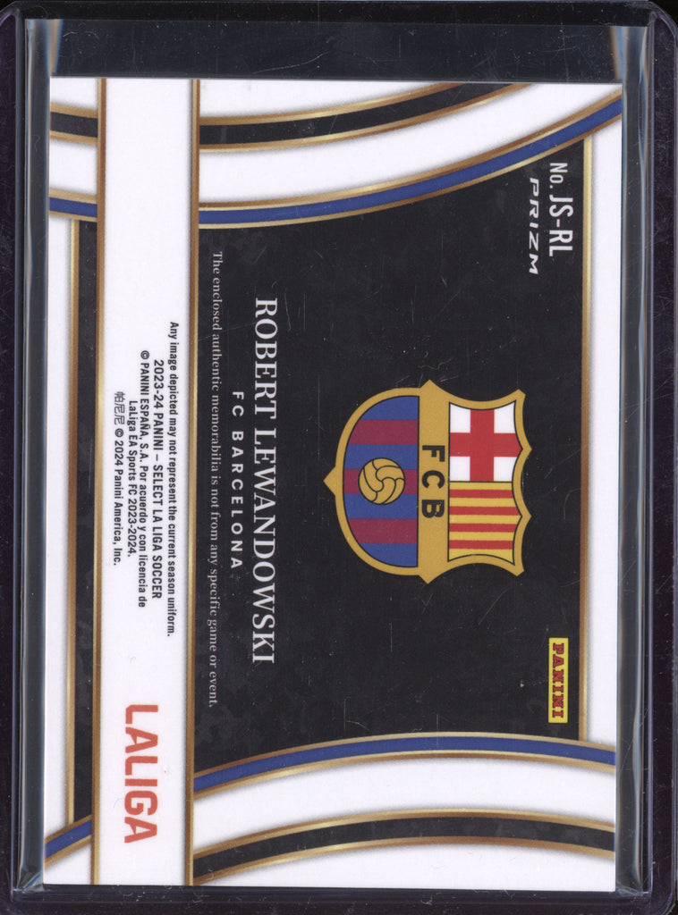 Robert Lewandowski 2023-24 Panini Select La Liga JS-RL Jumbo Swatches - The  Hobby