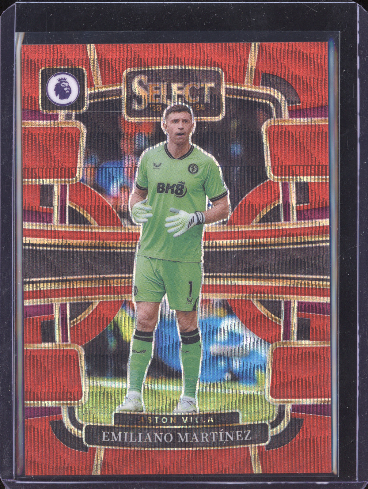Emiliano Martinez 2023-24 Panini Select Premier League 15 Red Wave 85/149