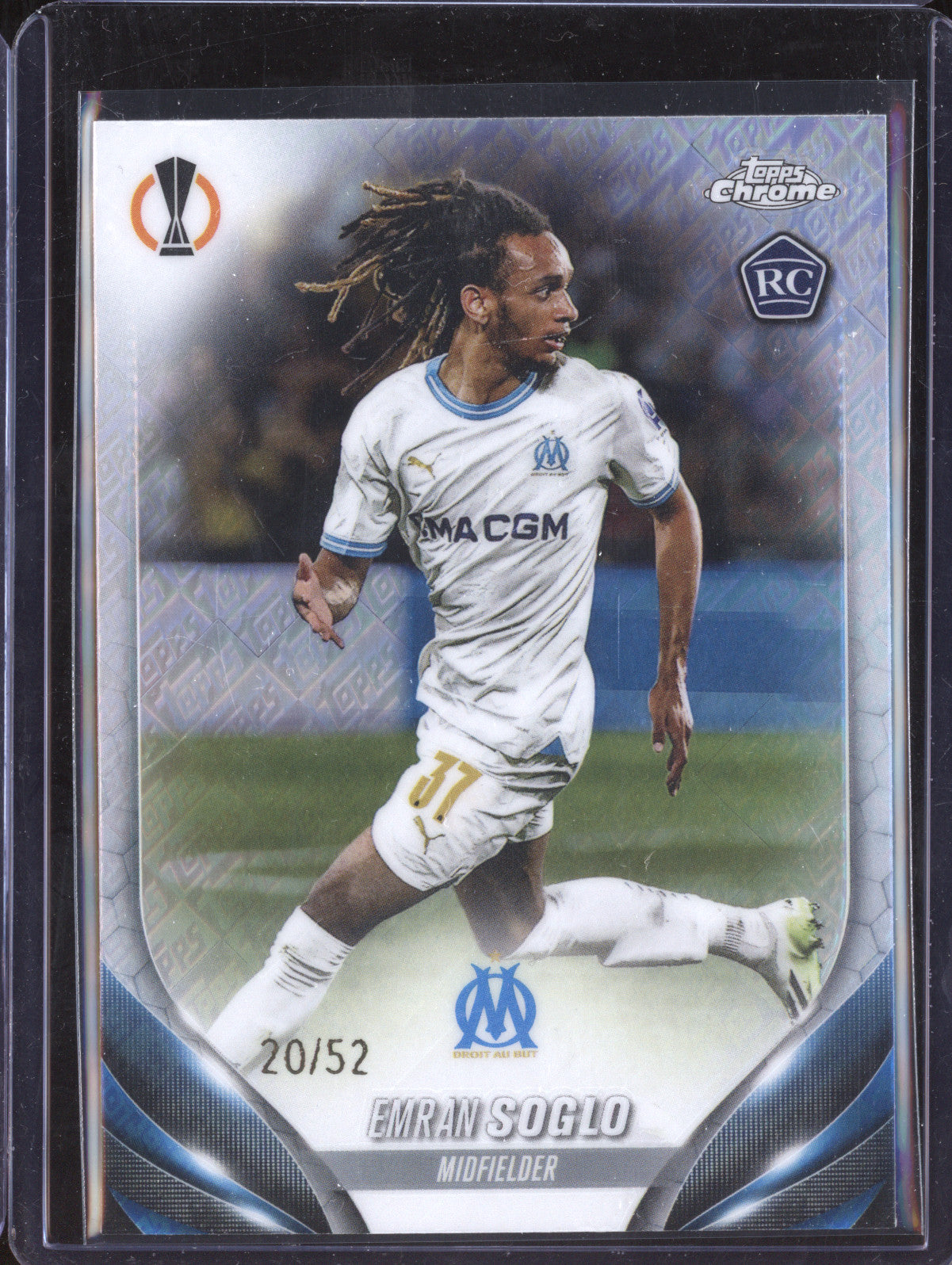 Emran Soglo 2023-24 Topps Chrome UCC 184 Toppsfractor 20/52