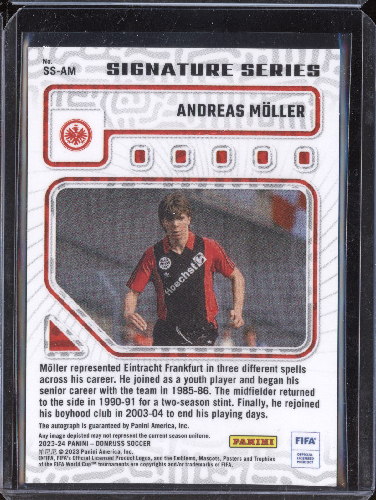 Andreas Moller 2023-24 Panini Donruss SS-AM Signature Series