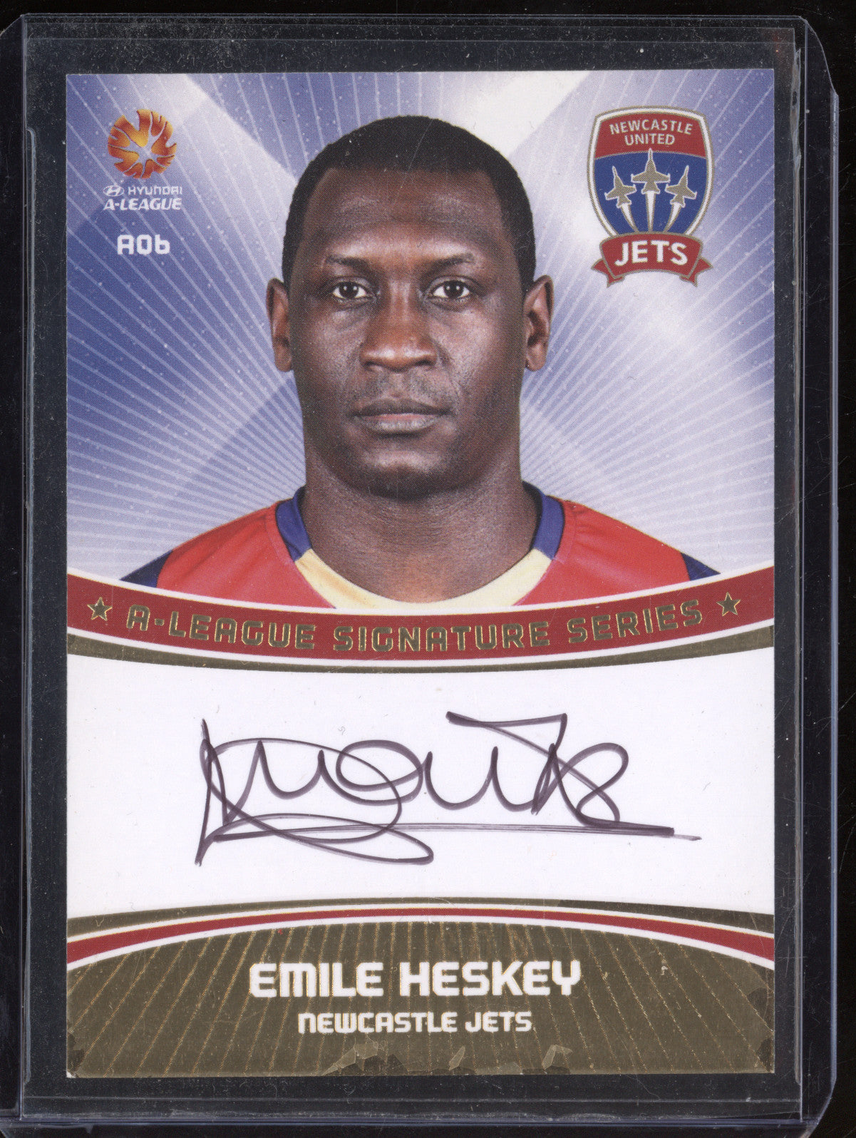 Emile Heskey 2013-14 SE Products Official Card Collection A06 A-League Signature Series 402/500