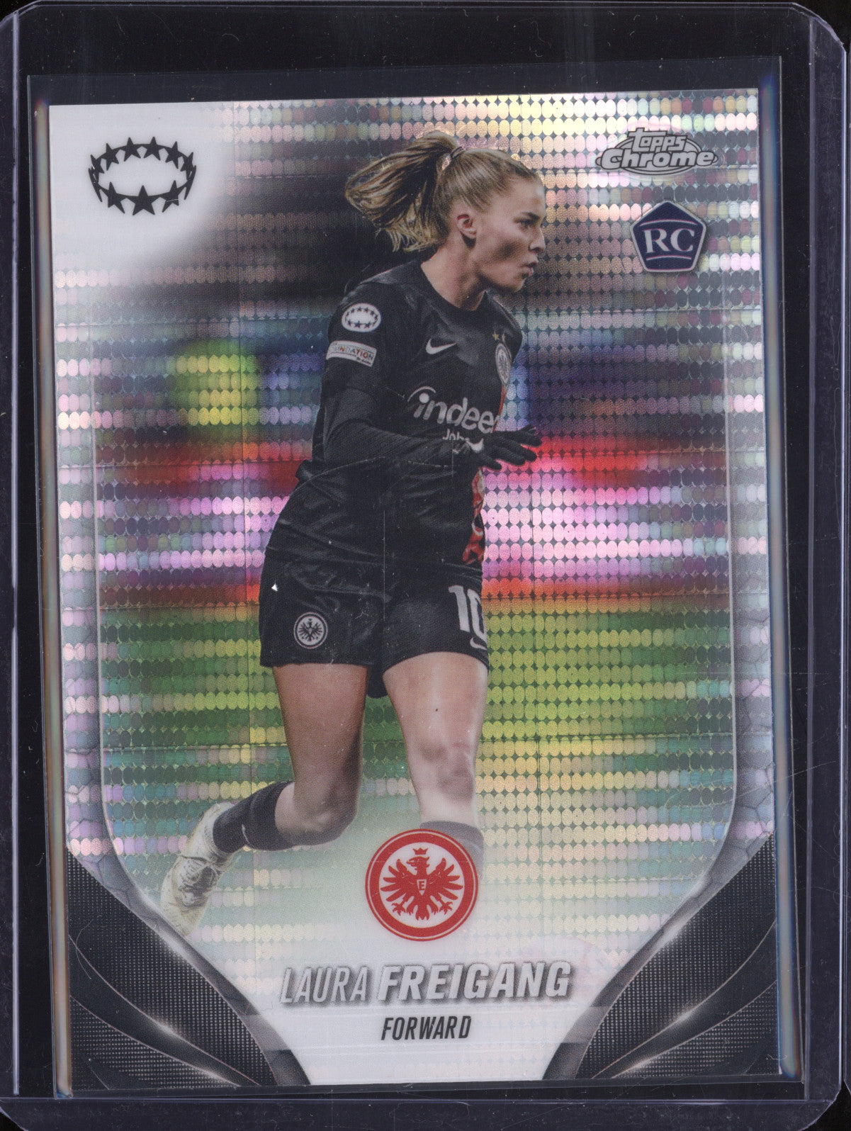 Laura Freigang 2023-24 Topps Chrome UWCL 34 Pulsar RC