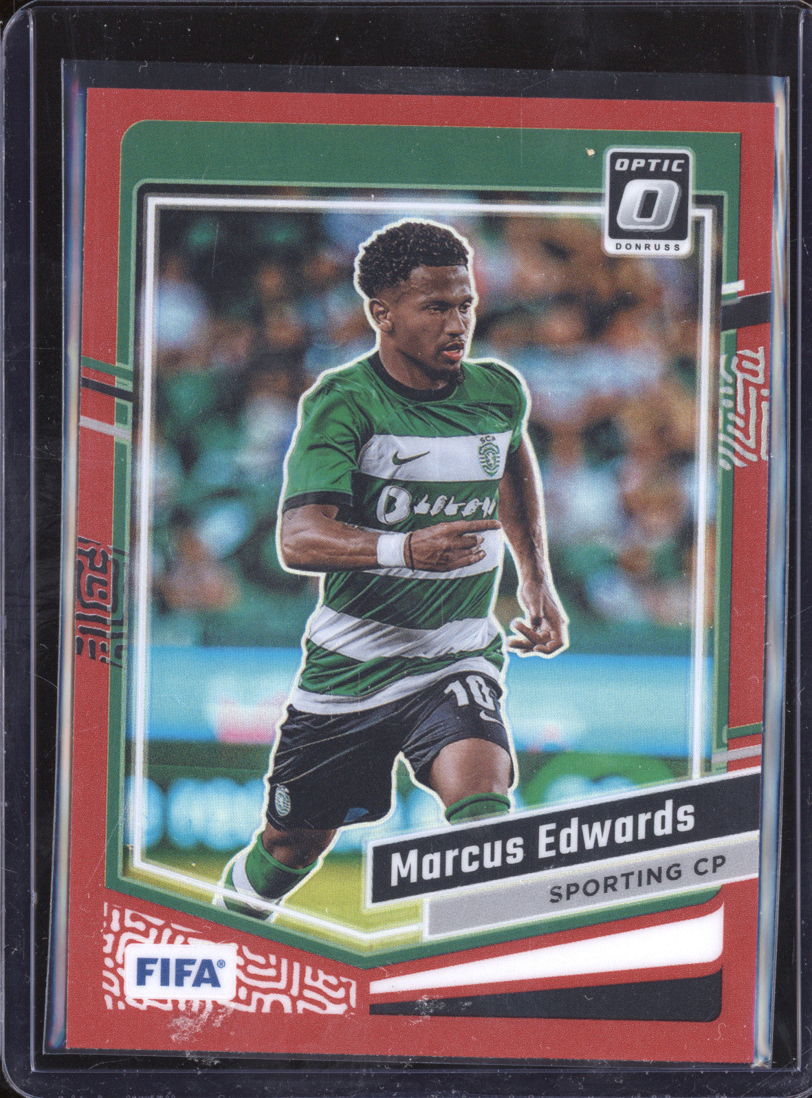 Marcus Edwards 2023-24 Panini Donruss 163 Optic Red 40/299