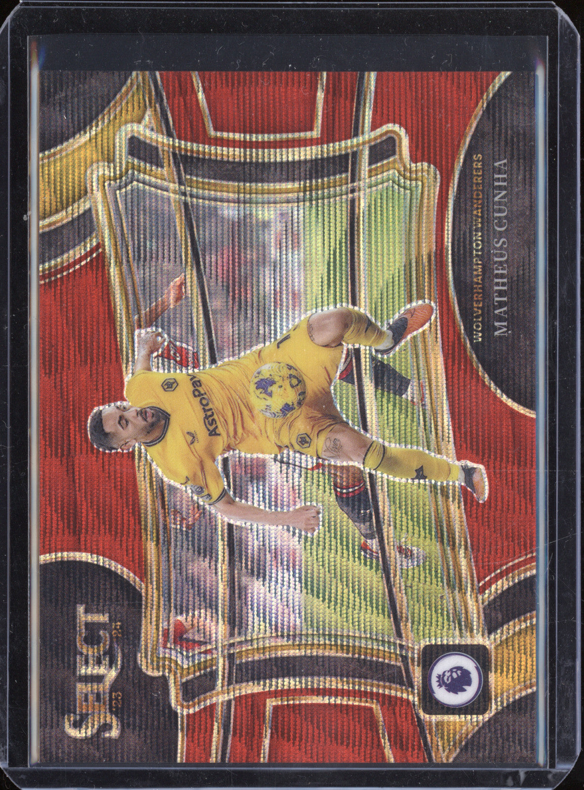 Matheus Cunha 2023-24 Panini Select EPL 220 Red Wave 119/149