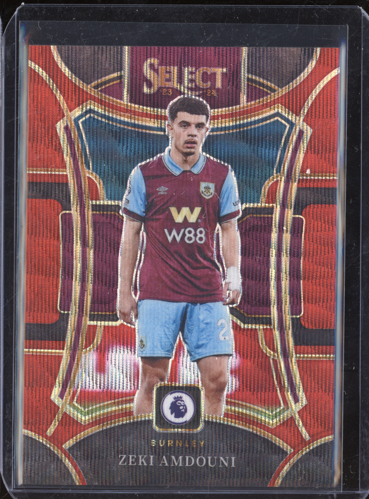 Zeki Amdouni 2023-24 Panini Select EPL 127 Red Wave 89/149
