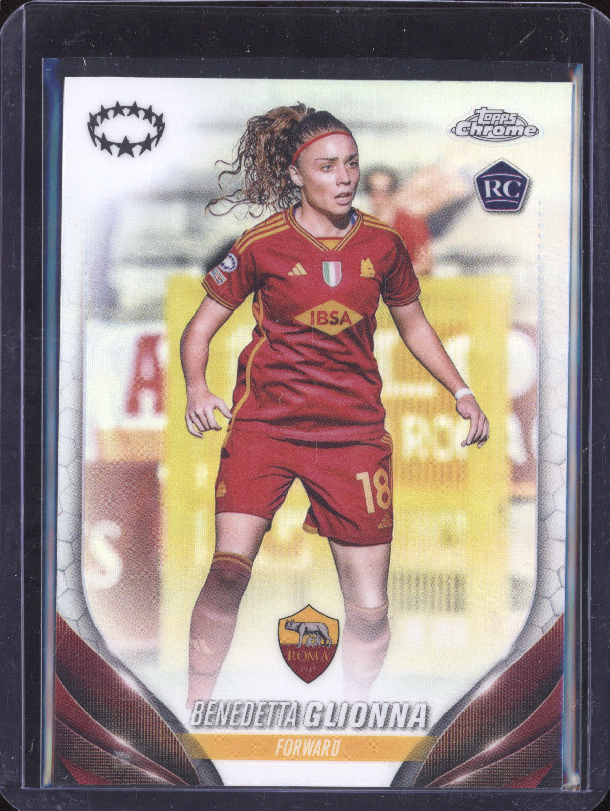Benedetta Glionna 2023-24 Topps Chrome UWCL 29 Refractor RC