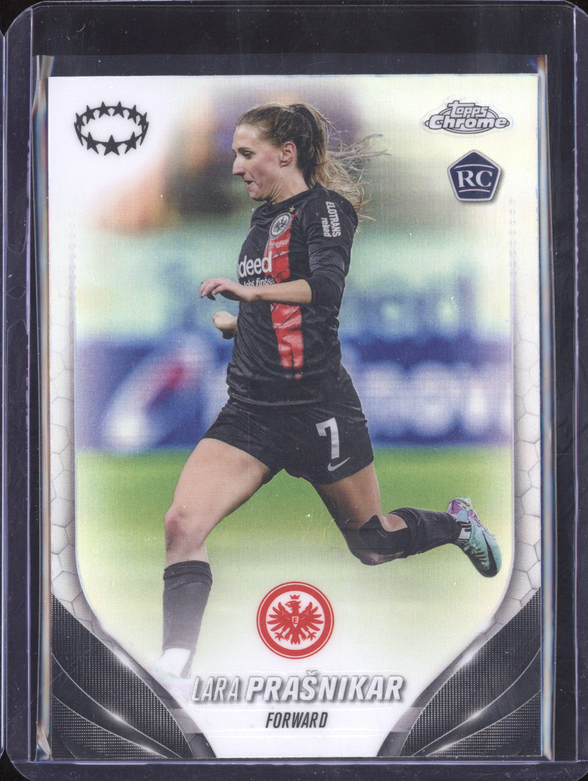 Lara Prasnikar 2023-24 Topps Chrome UWCL 61 Refractor RC