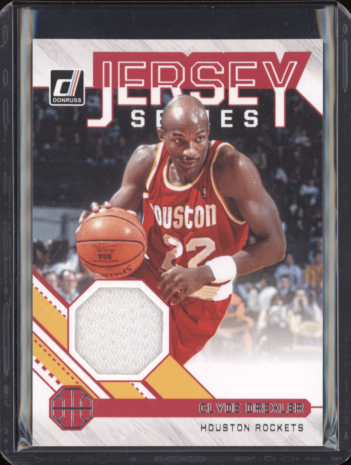 2020-21 Donruss Jersey Series JS-CDX Clyde Drexler Game Worn Patch