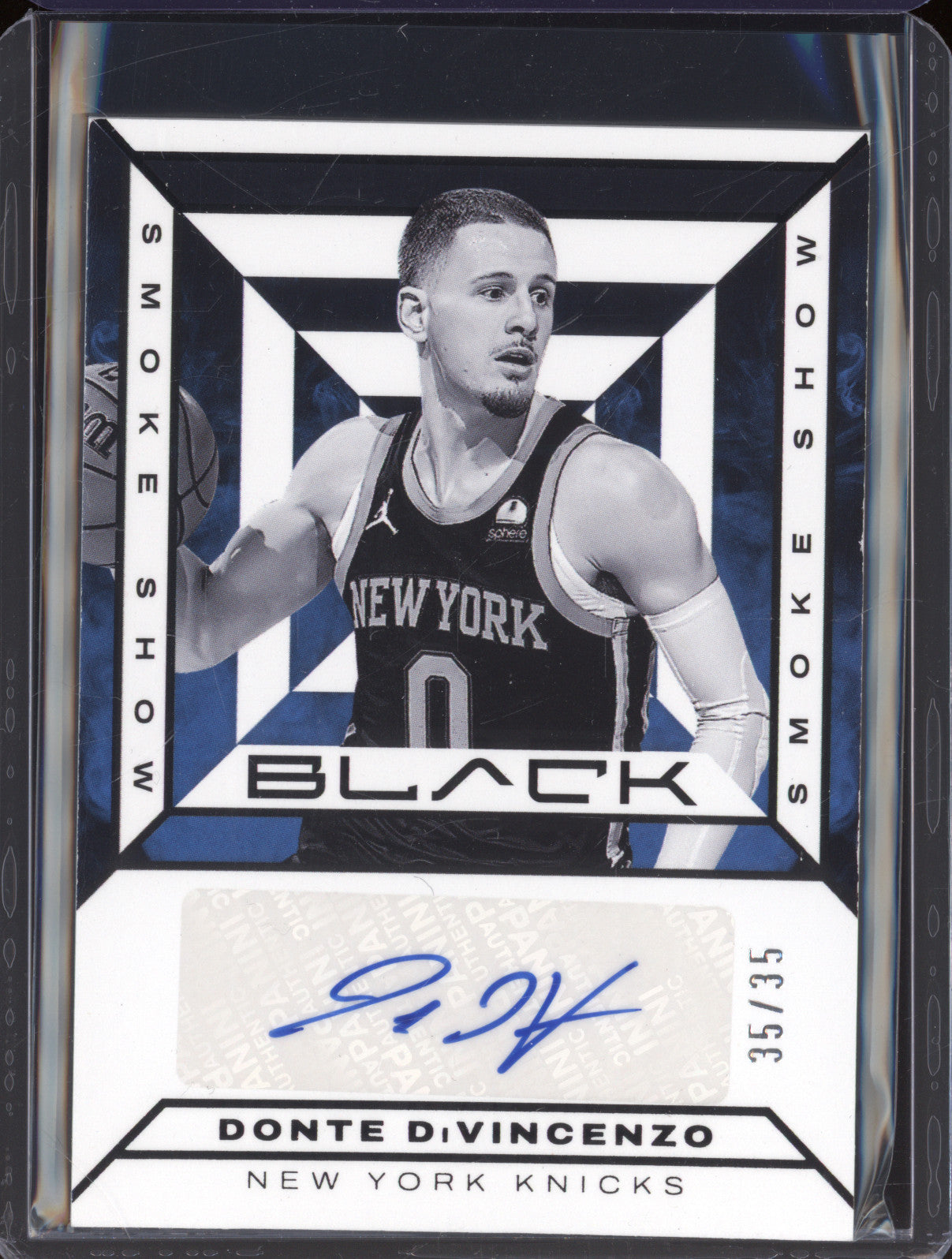 2023-24 Panini Black SSS-DV Donte DiVincenzo Smoke Show Auto 35/35