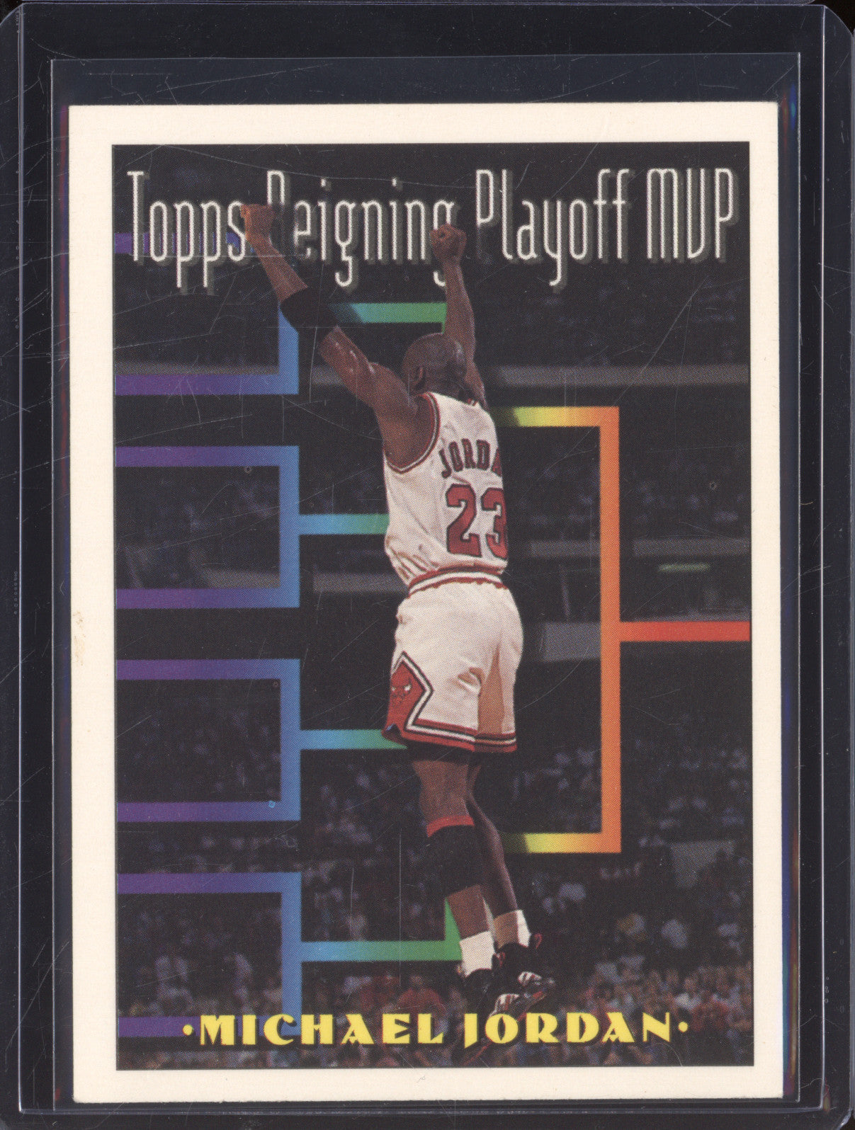 1993-94 Topps 199 Michael Jordan Reigning Playoff MVP