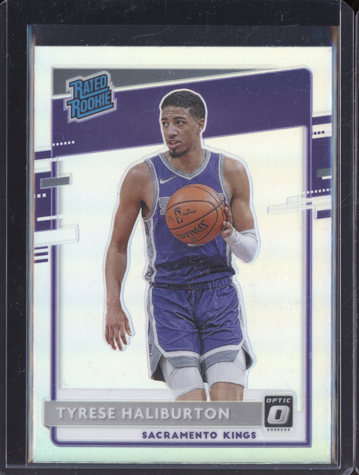 2020-21 Donruss Optic 162 Tyrese Haliburton Silver Holo RC