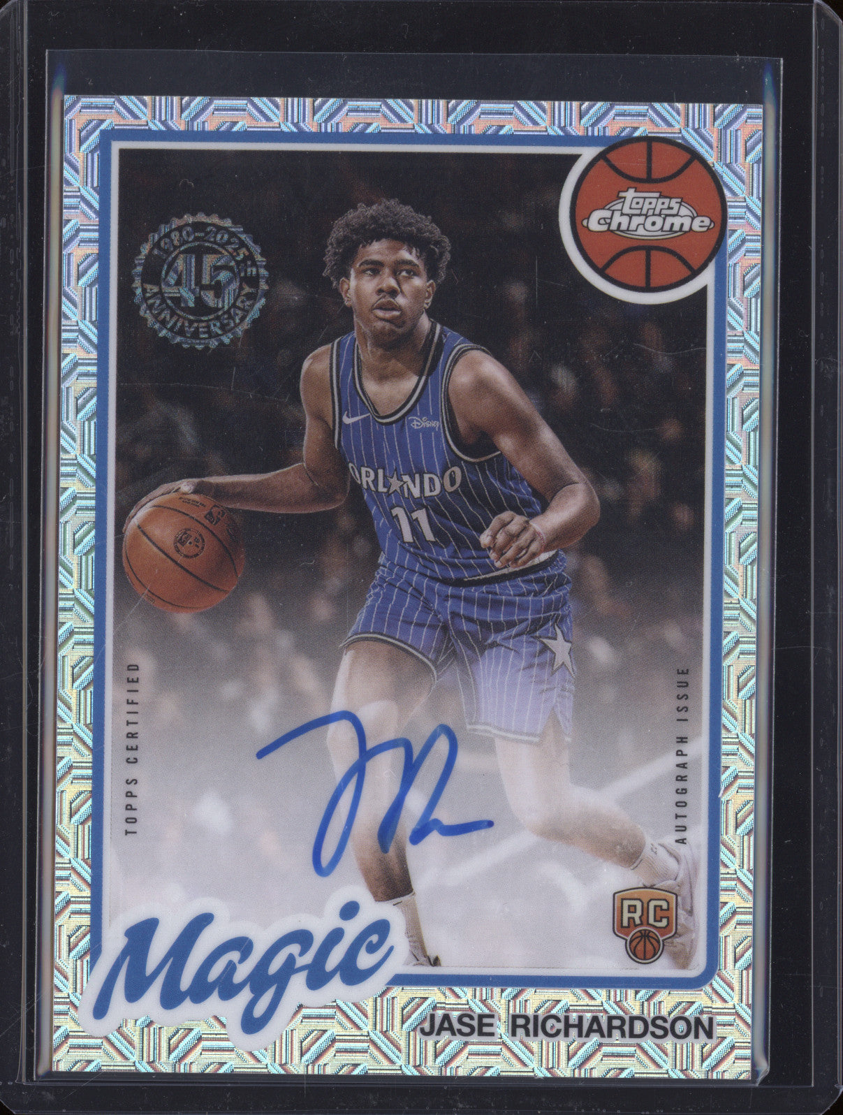 2025 Topps 1980-81 Topps Chrome 80CR2-JR Jase Richardson Auto Rookie RC