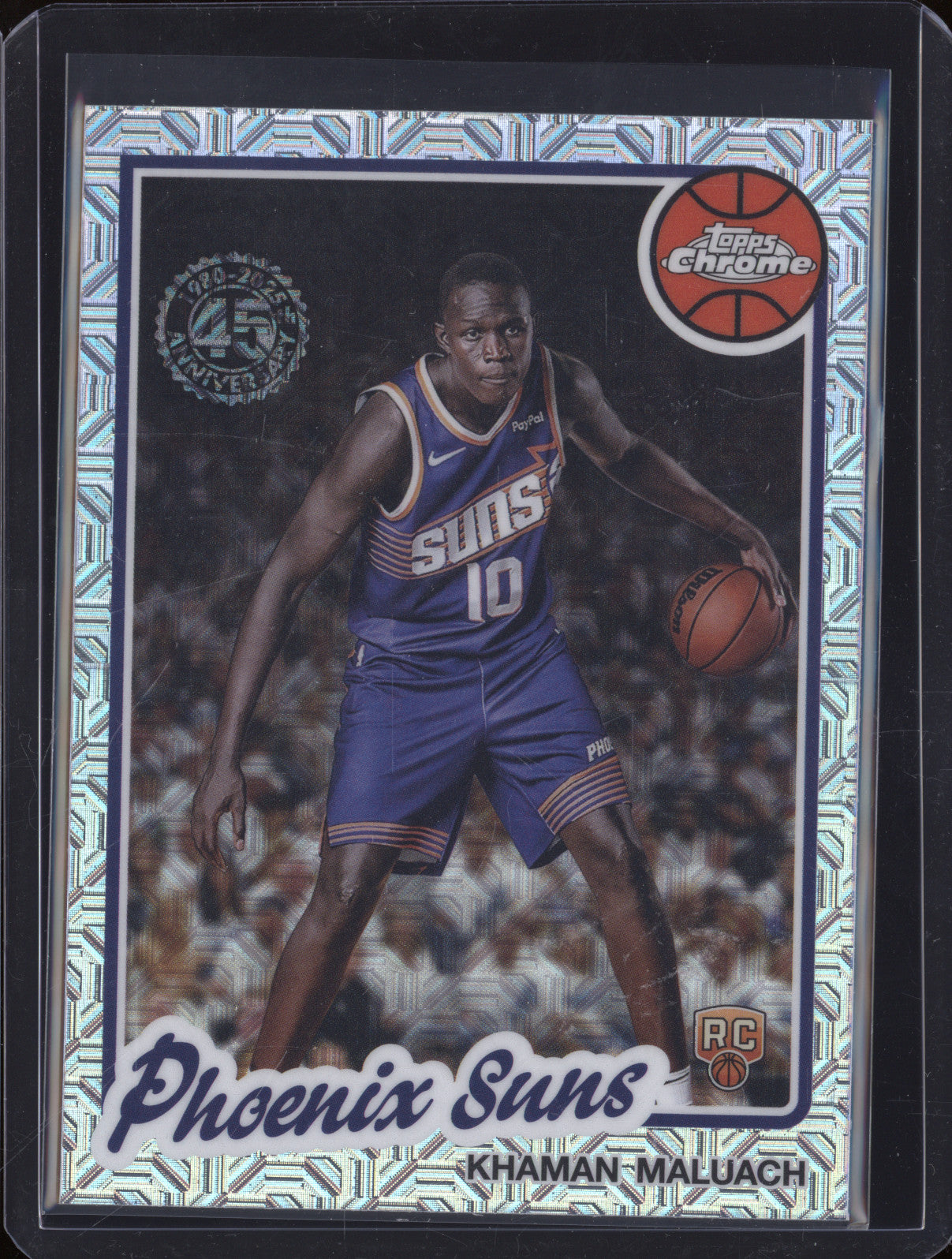 2025 Topps 1980-81 Topps Chrome TC-KM Khaman Maluach Rookie RC