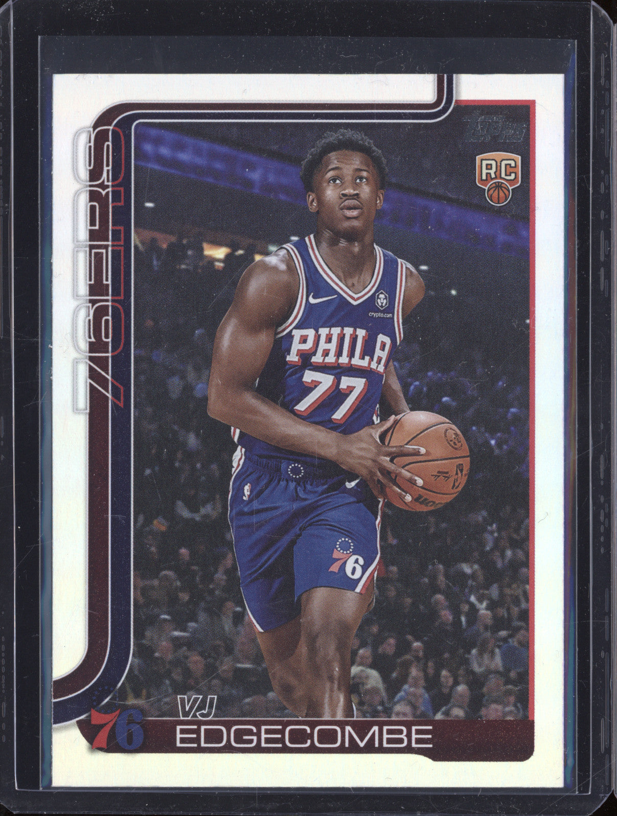 2025 Topps 203 VJ Edgecombe Rainbow Foilboard RC